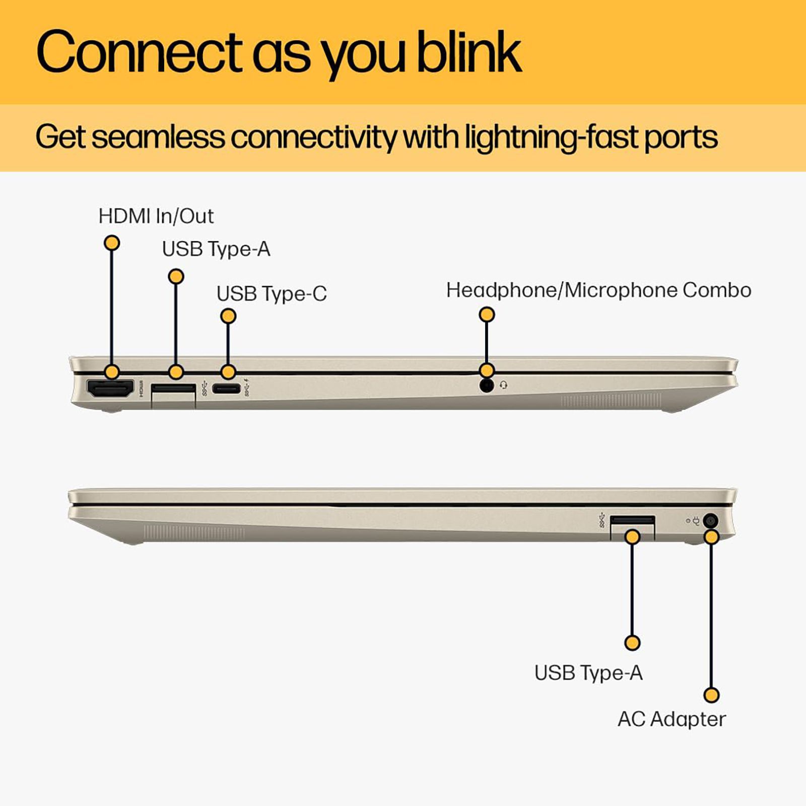 HP Pavilion Aero BE2056AU AMD Ryzen 5 (13.3 inch, 16GB, 512GB, Windows 11 Home, MS Office 2021, AMD Radeon, WUXGA IPS Display, Pale Rose Gold, SM-A346ELVEINS)_9