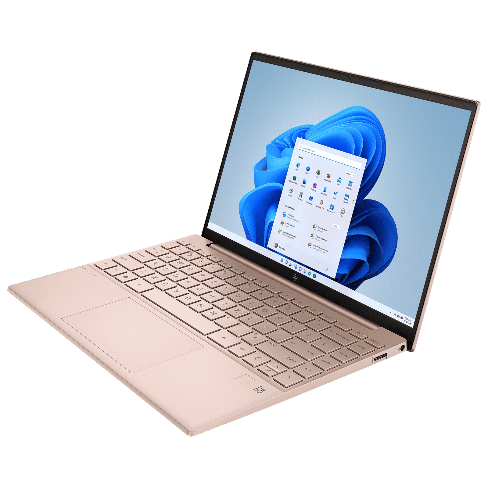 HP Pavilion Aero BE2056AU AMD Ryzen 5 (13.3 inch, 16GB, 512GB, Windows 11 Home, MS Office 2021, AMD Radeon, WUXGA IPS Display, Pale Rose Gold, SM-A346ELVEINS)_4