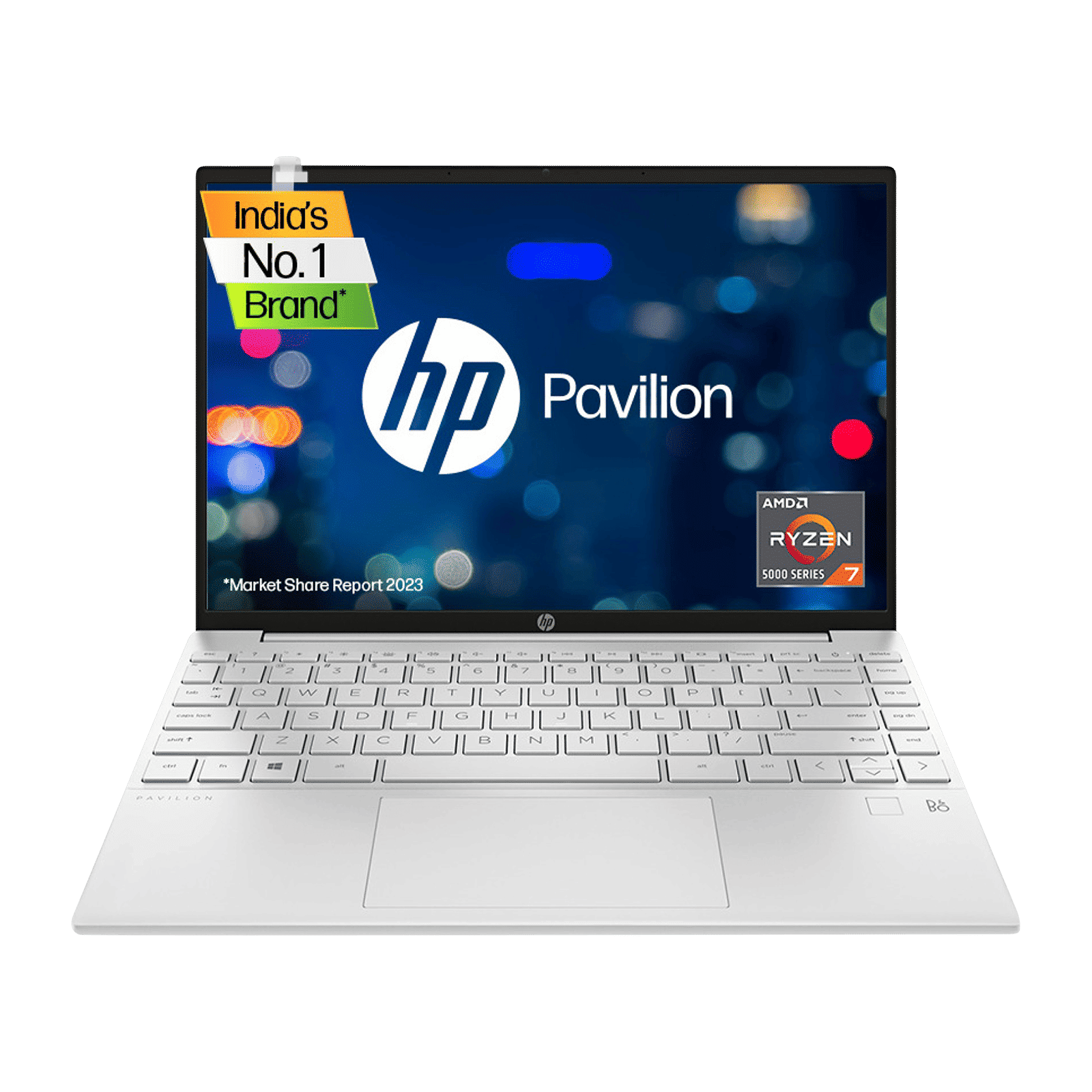 HP Pavilion Aero BE2048AU AMD Ryzen 7 (13.3 inch, 16GB, 1TB, Windows 11 Home, MS Office 2021, AMD Radeon, WUXGA IPS Display, Natural Silver, SM-A346ELVEINS)_1