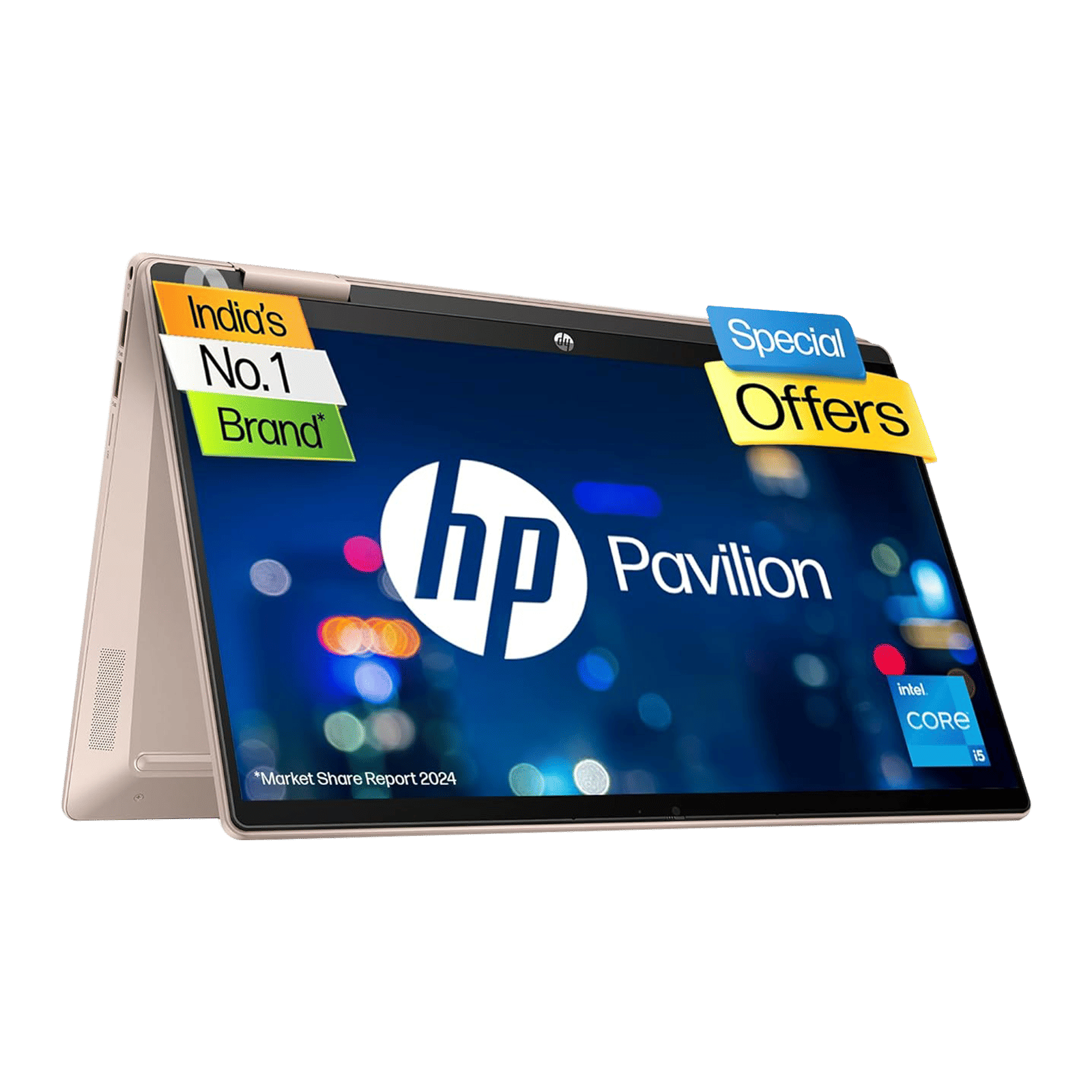 HP Pavilion x360 14-ek1009TU Intel Core i5 13th Gen (14 inch, 16GB, 1TB, Windows 11 Home, MS Office 2021, Intel Iris Xe Graphics, Full HD IPS Display, Pale Rose Gold, 7N759PA)_1