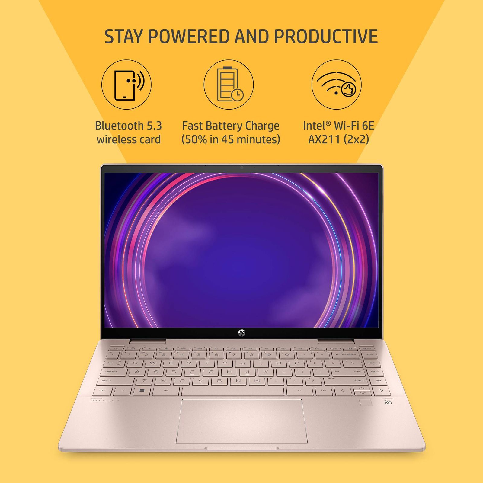 HP Pavilion x360 14-ek1009TU Intel Core i5 13th Gen (14 inch, 16GB, 1TB, Windows 11 Home, MS Office 2021, Intel Iris Xe Graphics, Full HD IPS Display, Pale Rose Gold, 7N759PA)_15