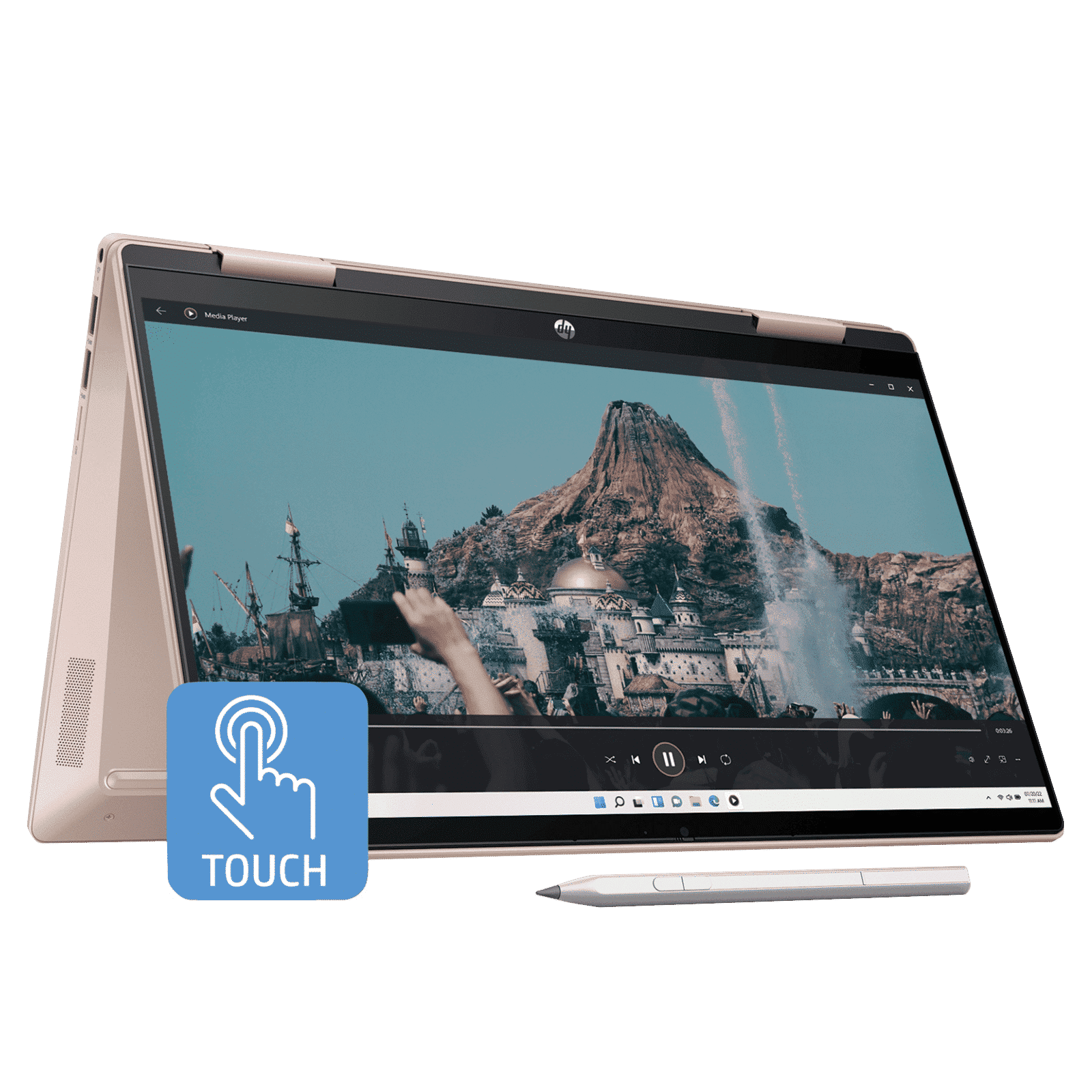 HP Pavilion x360 14-ek1009TU Intel Core i5 13th Gen (14 inch, 16GB, 1TB, Windows 11 Home, MS Office 2021, Intel Iris Xe Graphics, Full HD IPS Display, Pale Rose Gold, 7N759PA)_10