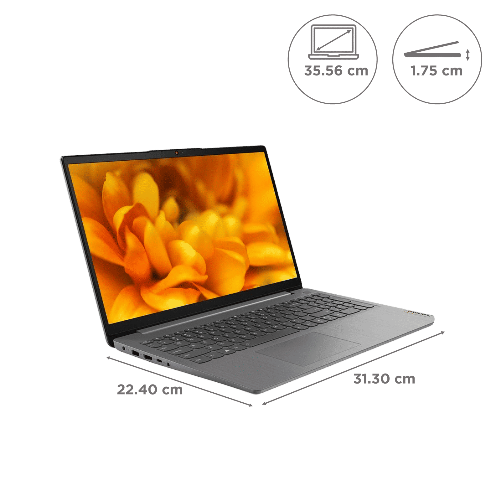 Lenovo IdeaPad Flex 5 14IAU7 Intel Core i5 12th Gen (14 inch, 16GB, 512GB, Windows 11 Home, MS Office 2021, Intel Iris Xe, WUXGA IPS Display, Storm Grey, 82R700C1IN)_2