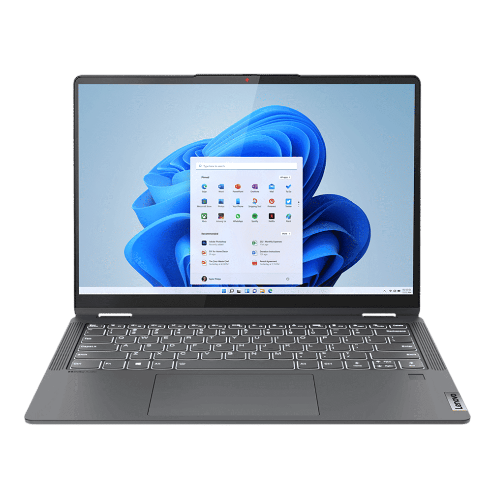 Lenovo IdeaPad Flex 5 14IAU7 Intel Core i5 12th Gen (14 inch, 16GB, 512GB, Windows 11 Home, MS Office 2021, Intel Iris Xe, WUXGA IPS Display, Storm Grey, 82R700C1IN)_4