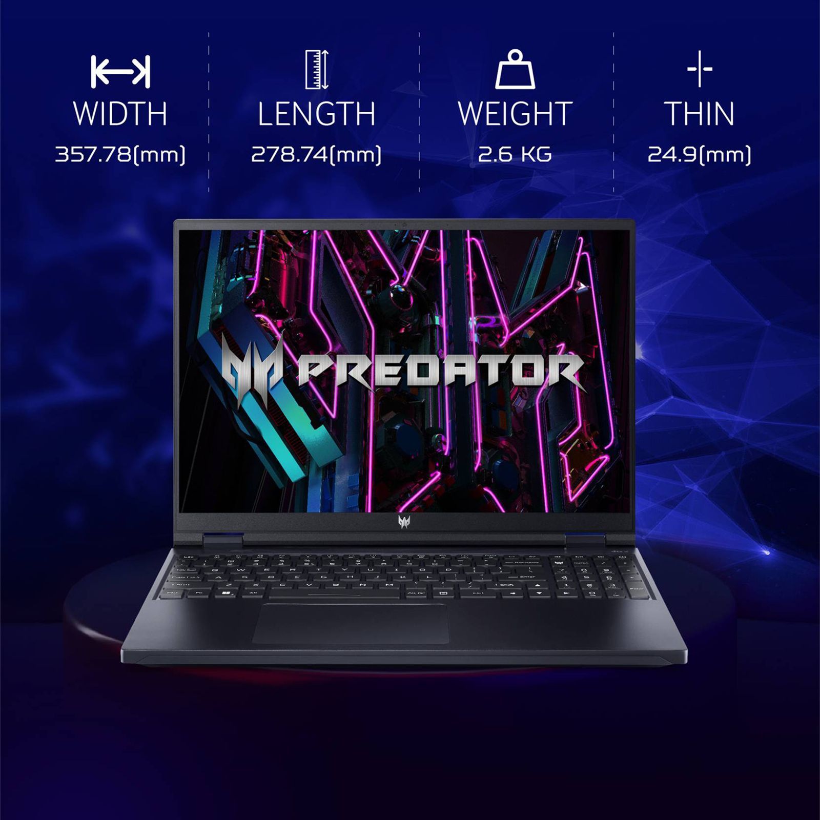acer Predator Helios 16 Intel Core i7 13th Gen (16 inch, 32GB, 1TB, Windows 11 Home, NVIDIA GeForce RTX 4070, WQXGA IPS Display, Abyssal Black, NH.QJRSI.001)_10