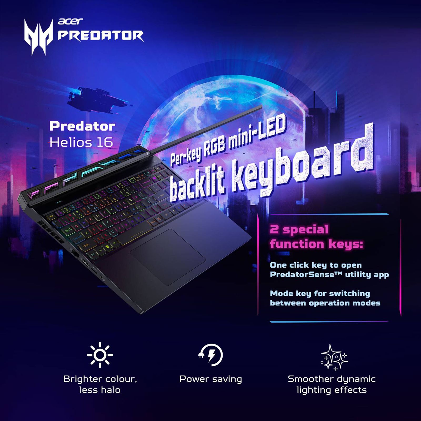 acer Predator Helios 16 Intel Core i7 13th Gen (16 inch, 32GB, 1TB, Windows 11 Home, NVIDIA GeForce RTX 4070, WQXGA IPS Display, Abyssal Black, NH.QJRSI.001)_11