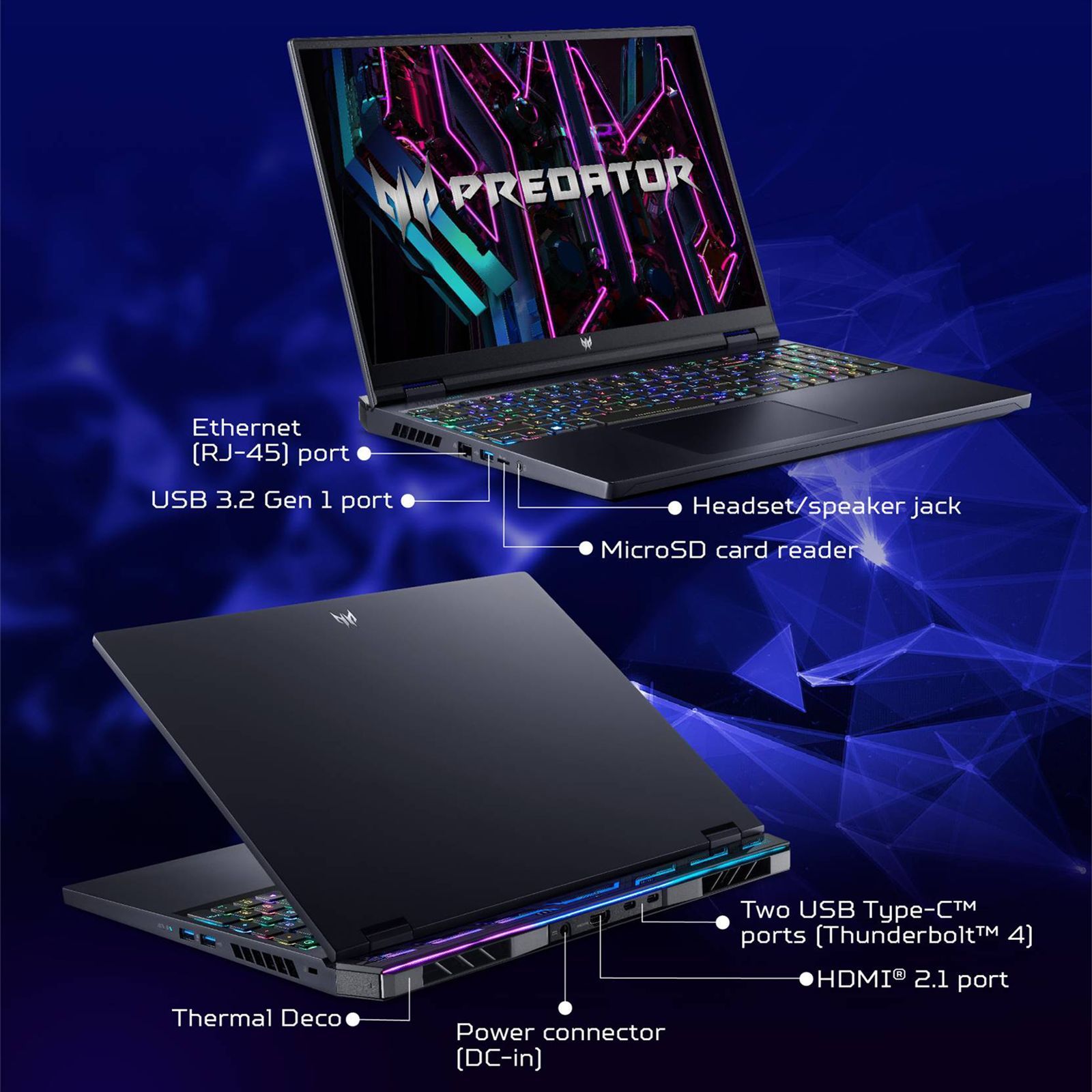 acer Predator Helios 16 Intel Core i7 13th Gen (16 inch, 32GB, 1TB, Windows 11 Home, NVIDIA GeForce RTX 4070, WQXGA IPS Display, Abyssal Black, NH.QJRSI.001)_14