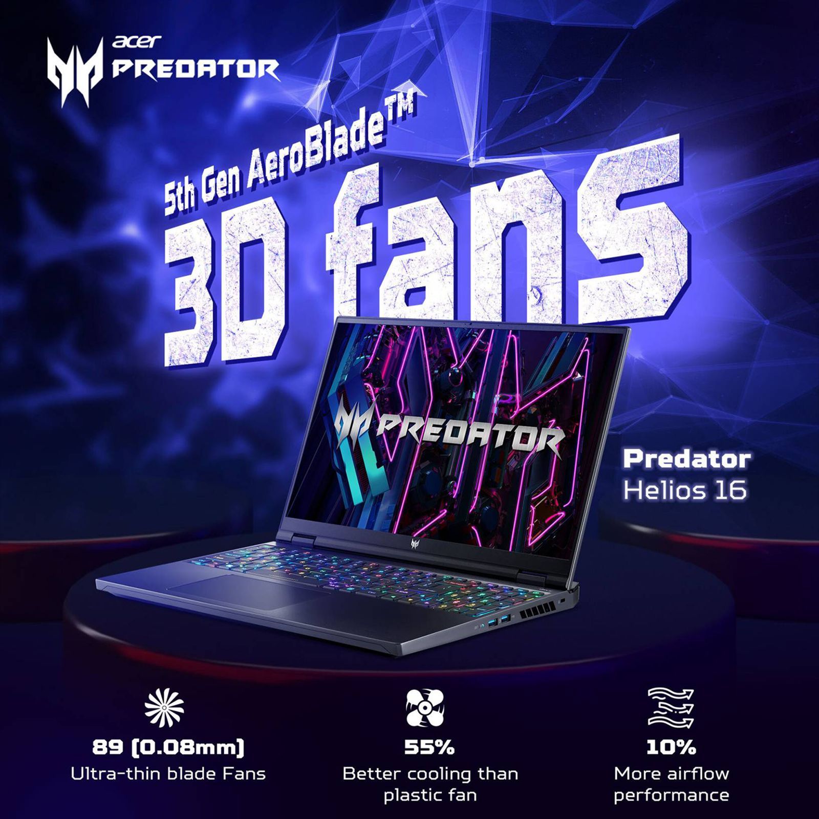 acer Predator Helios 16 Intel Core i7 13th Gen (16 inch, 32GB, 1TB, Windows 11 Home, NVIDIA GeForce RTX 4070, WQXGA IPS Display, Abyssal Black, NH.QJRSI.001)_18
