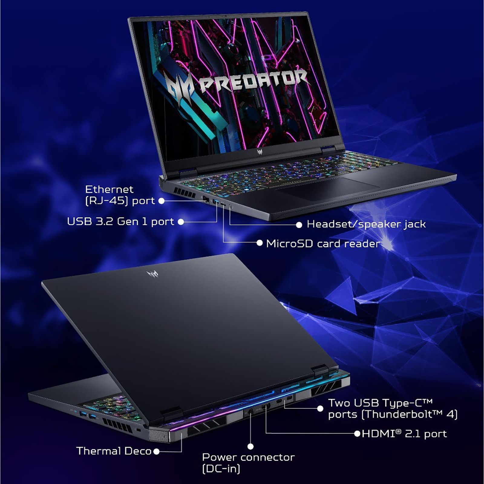 acer Predator Helios 16 Intel Core i9 13th Gen Gaming Laptop (16GB, 1TB SSD, Windows 11, 16 inch WQXGA LED Backlit Display, NVIDIA GeForce RTX 4070, Abyssal Black)_9