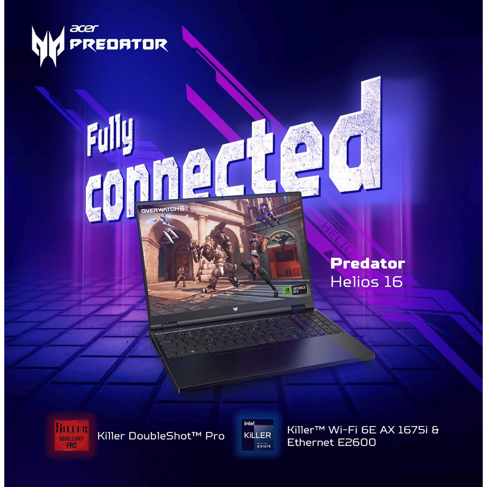 acer Predator Helios 16 Intel Core i9 13th Gen Gaming Laptop (16GB, 1TB SSD, Windows 11, 16 inch WQXGA LED Backlit Display, NVIDIA GeForce RTX 4070, Abyssal Black)_16