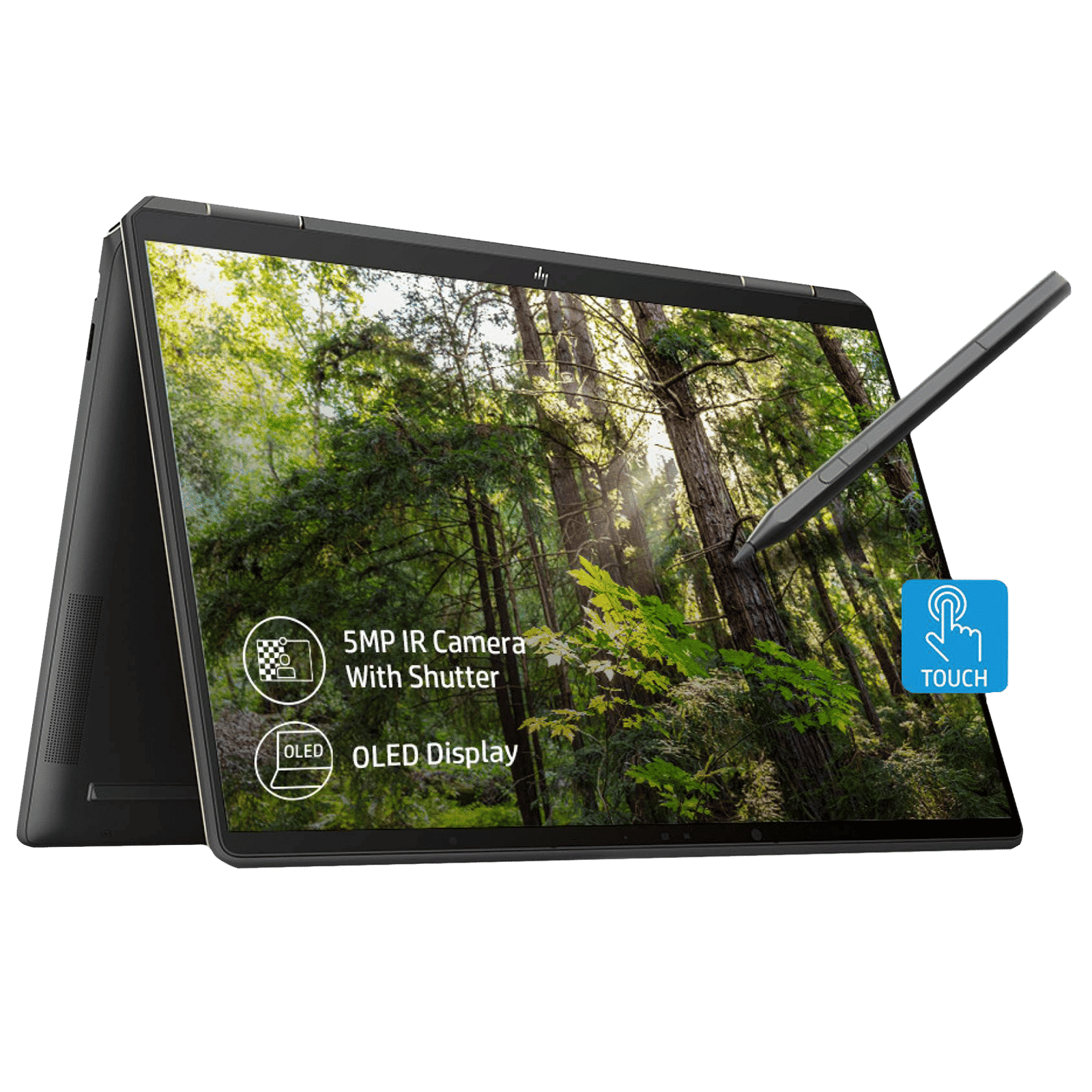 HP Spectre x360 14 Intel Core i7 13th Gen (13.5 inch, 32GB, 1TB, Windows 11, MS Office 2021, Intel Iris X, OLED Display, Nightfall Black, 7Y6U1PA)_1