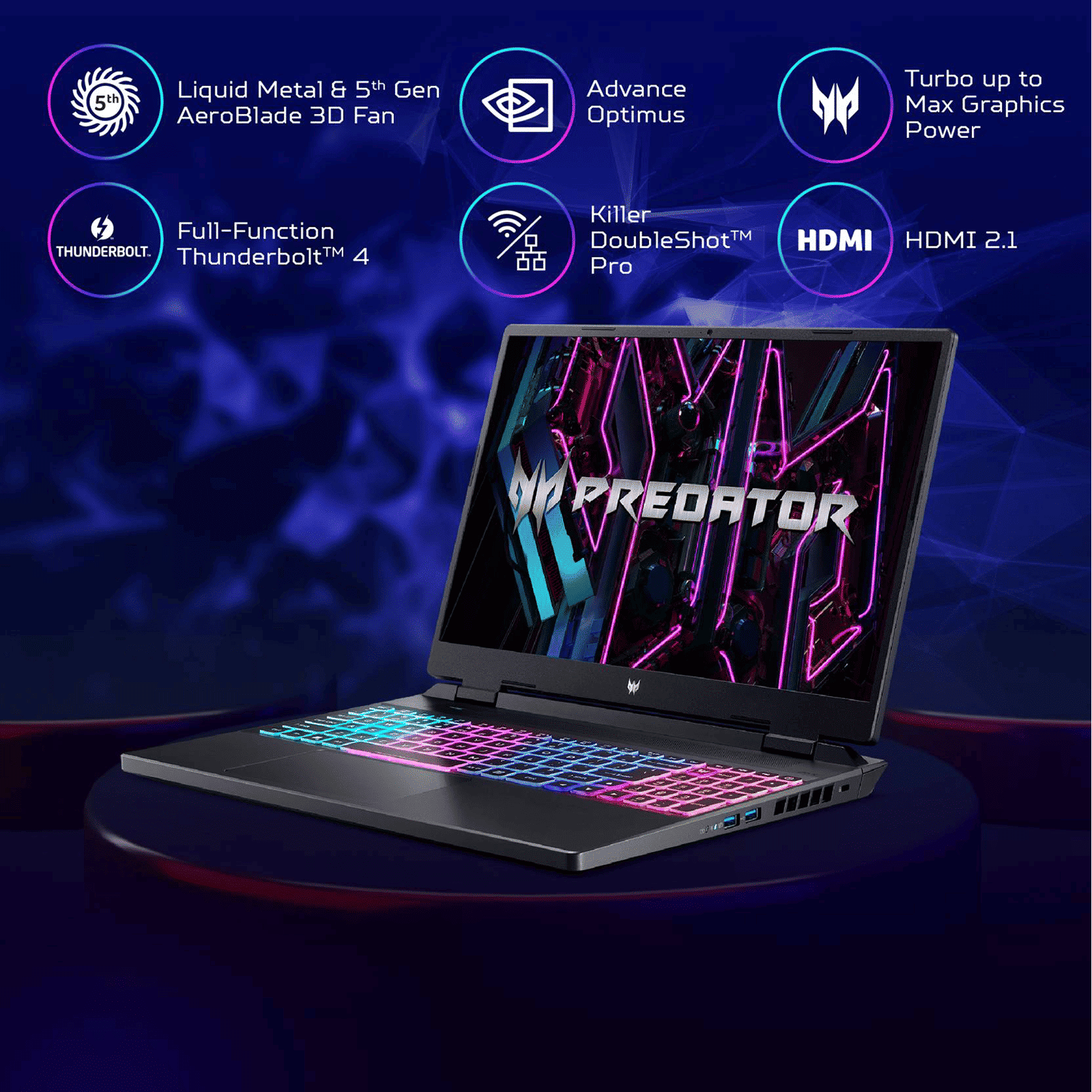 acer Predator Helios Neo 16 PHN16-71-79UJ Intel Core i7 13th Gen Gaming Laptop (16GB, 1TB SSD, Windows 11 Home, 8GB Graphics, 16 inch 165 Hz QHD LED Display, NVIDIA GeForce RTX 4060, Obsidian Black, 2.8 KG)_11