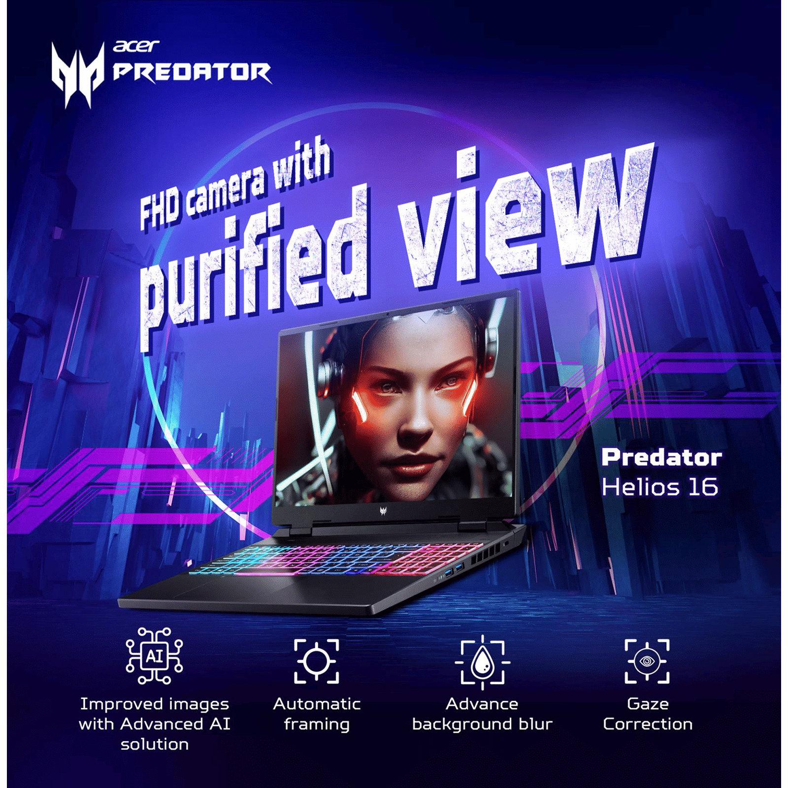 acer Predator Helios Neo 16 PHN16-71-79UJ Intel Core i7 13th Gen Gaming Laptop (16GB, 1TB SSD, Windows 11 Home, 8GB Graphics, 16 inch 165 Hz QHD LED Display, NVIDIA GeForce RTX 4060, Obsidian Black, 2.8 KG)_12