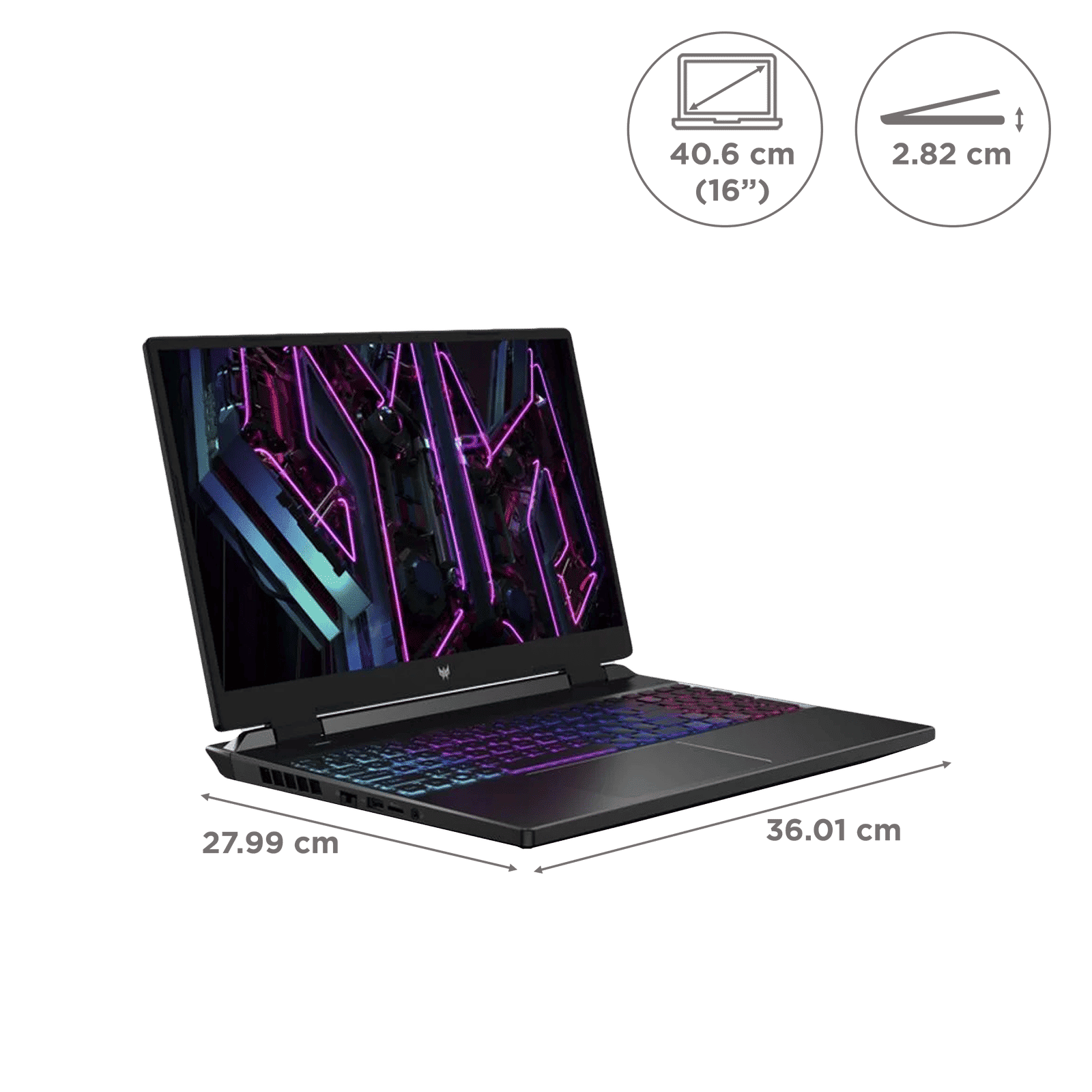 acer Predator Helios Neo 16 PHN16-71-79UJ Intel Core i7 13th Gen Gaming Laptop (16GB, 1TB SSD, Windows 11 Home, 8GB Graphics, 16 inch 165 Hz QHD LED Display, NVIDIA GeForce RTX 4060, Obsidian Black, 2.8 KG)_2