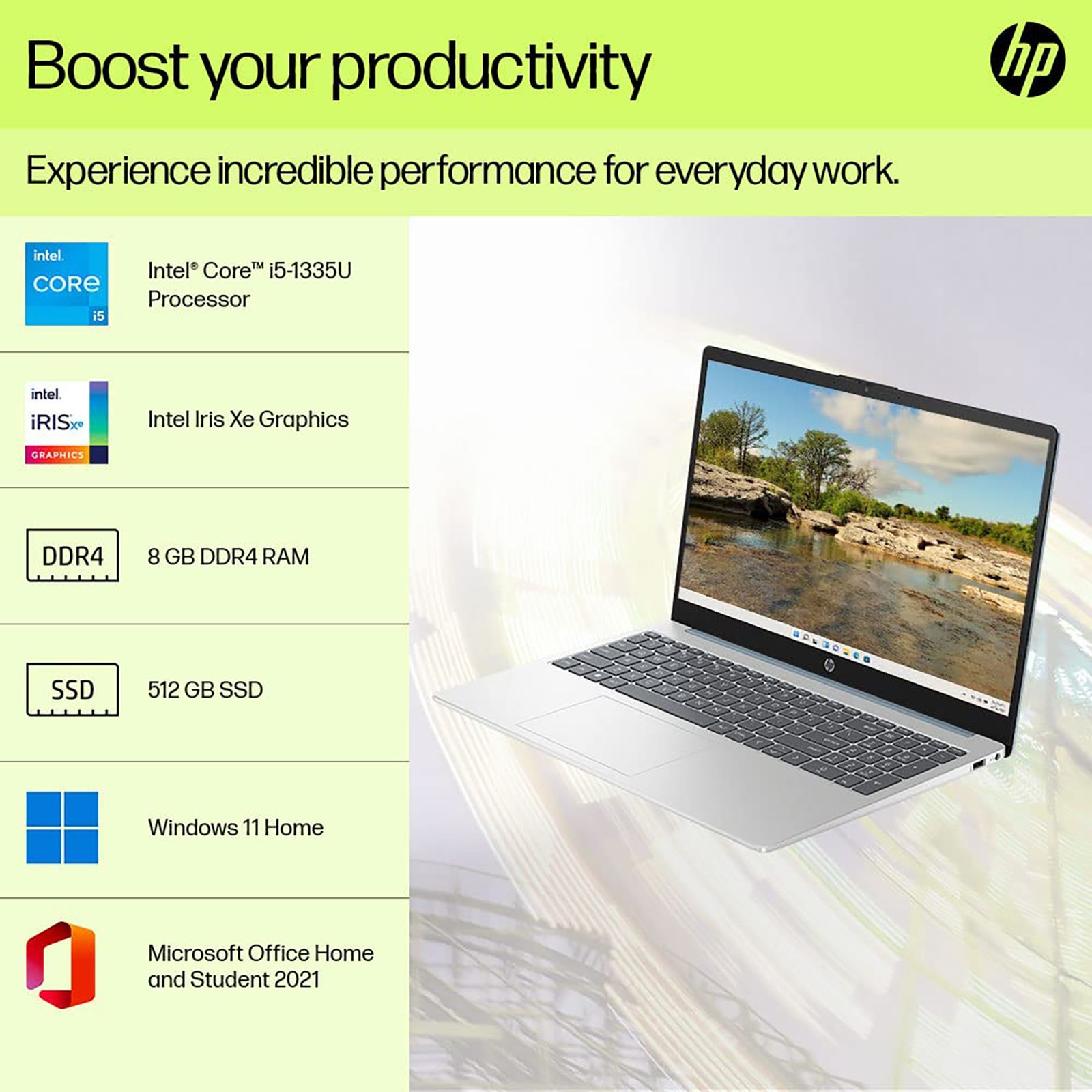 HP 15-fd0021TU Intel Core i5 13th Gen (15.6 inch, 8GB, 512GB, Windows 11, MS Office 2021, Intel Iris Xe, FHD Display, Moonlight Blue, 7Q6Z2PA)_8