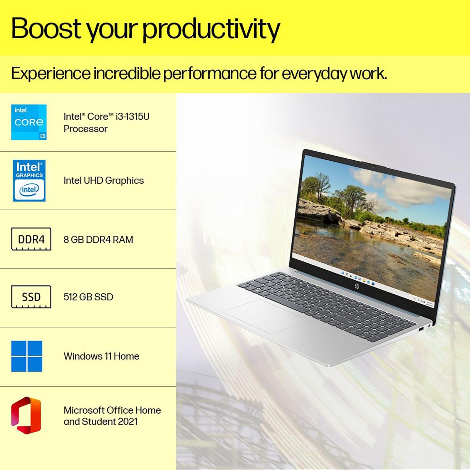 HP 15-fd0018TU Intel Core i3 13th Gen (15.6 inch, 8GB, 512GB, Windows 11 Home, MS Office 2021, Intel UHD Graphics, Full HD Display, Shadow Black, Moonlight Blue) HP 15-fd0018TU Intel Core i3 13th Gen (15.6 inch, 8GB, 512GB, Windows 11 Home, MS Office 2021, Intel UHD Graphics, Full HD Display, Shadow Black, Moonlight Blue)_7