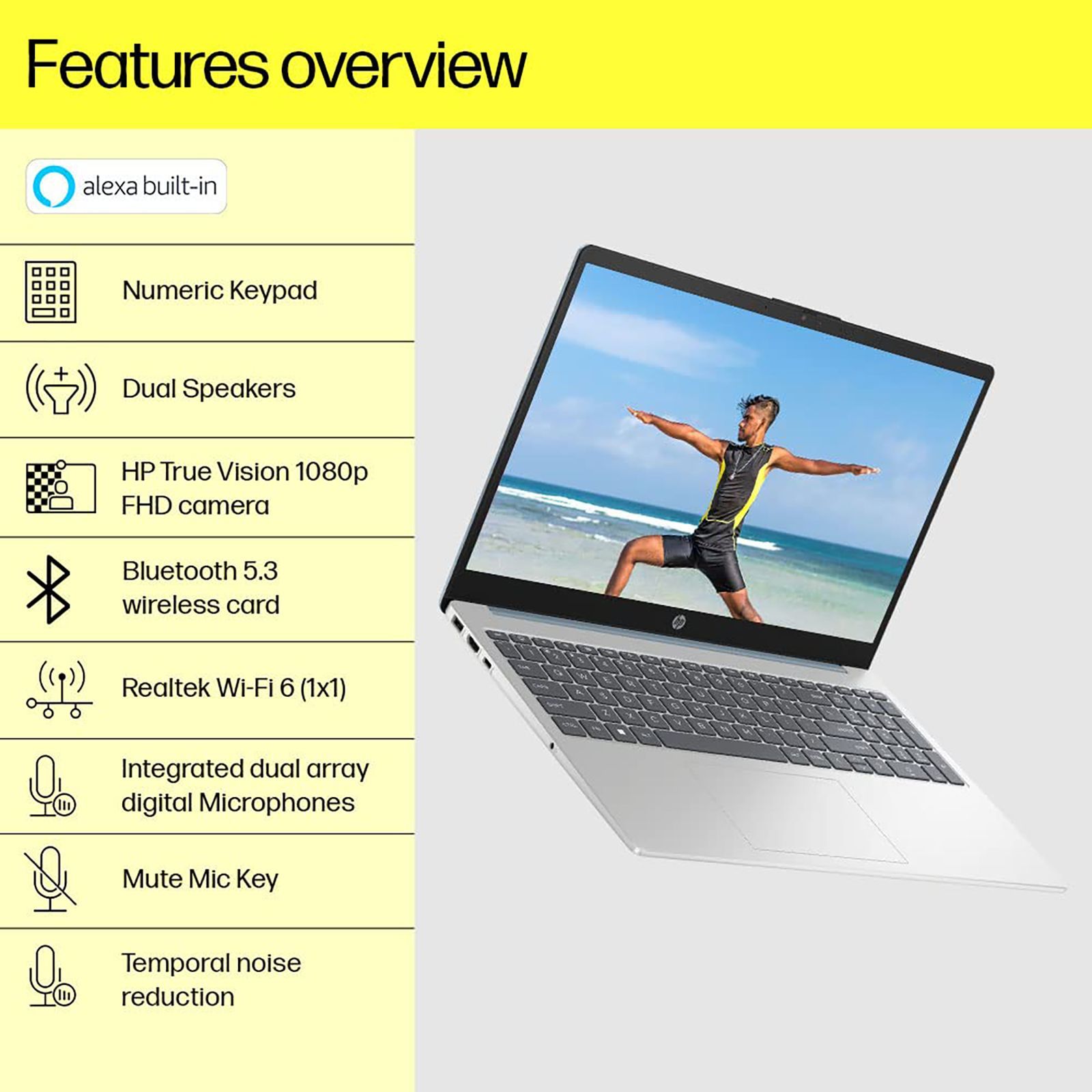 HP 15-fd0018TU Intel Core i3 13th Gen (15.6 inch, 8GB, 512GB, Windows 11 Home, MS Office 2021, Intel UHD Graphics, Full HD Display, Shadow Black, Moonlight Blue) HP 15-fd0018TU Intel Core i3 13th Gen (15.6 inch, 8GB, 512GB, Windows 11 Home, MS Office 2021, Intel UHD Graphics, Full HD Display, Shadow Black, Moonlight Blue)_9