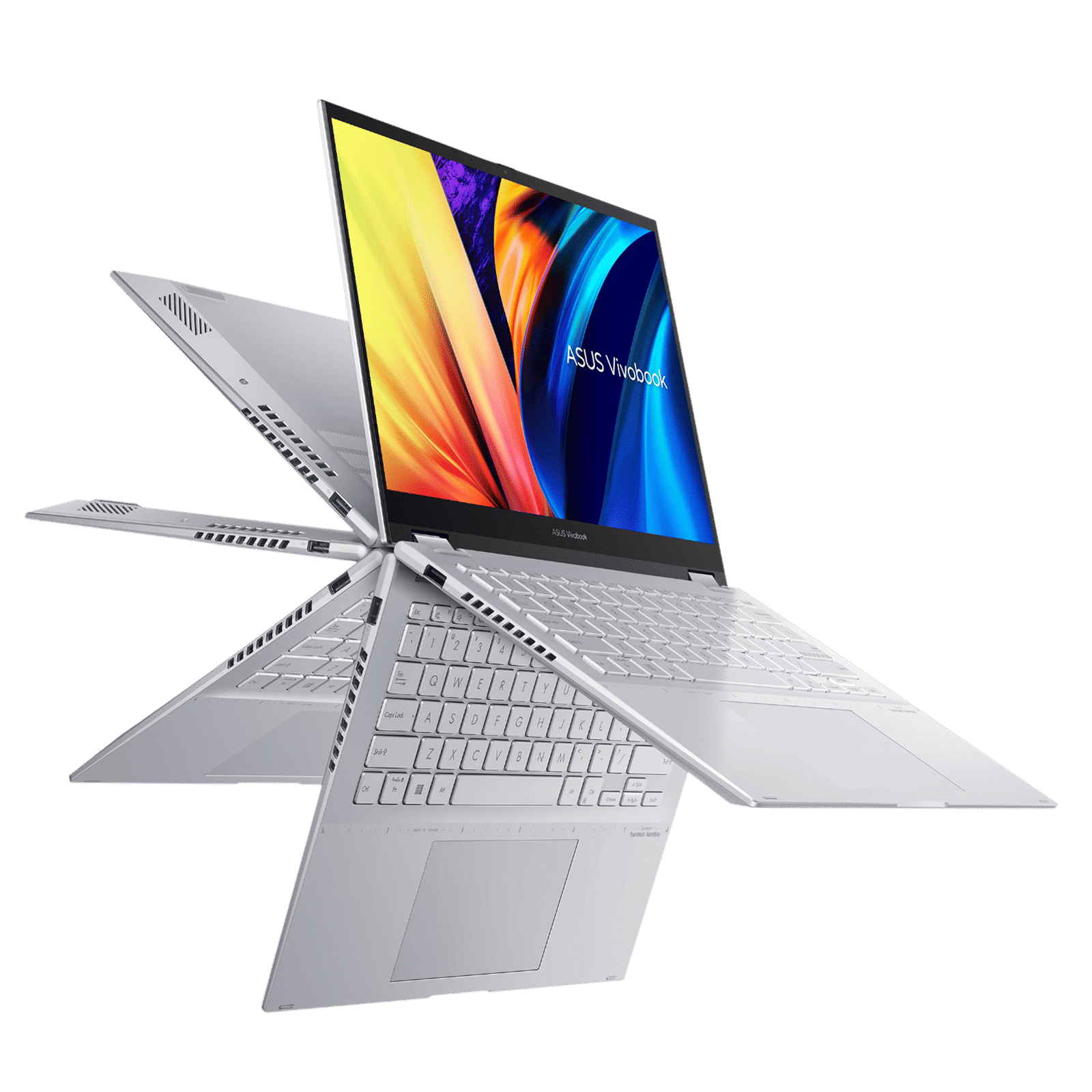 ASUS Vivobook S 14 Flip AMD Ryzen 7 Touchscreen Thin and Light Laptop (16GB, 512GB SSD, Windows 11 Home, 14 inch WUXGA FHD Plus Display, MS Office 2021, Cool Silver, 1.5 KG)_14