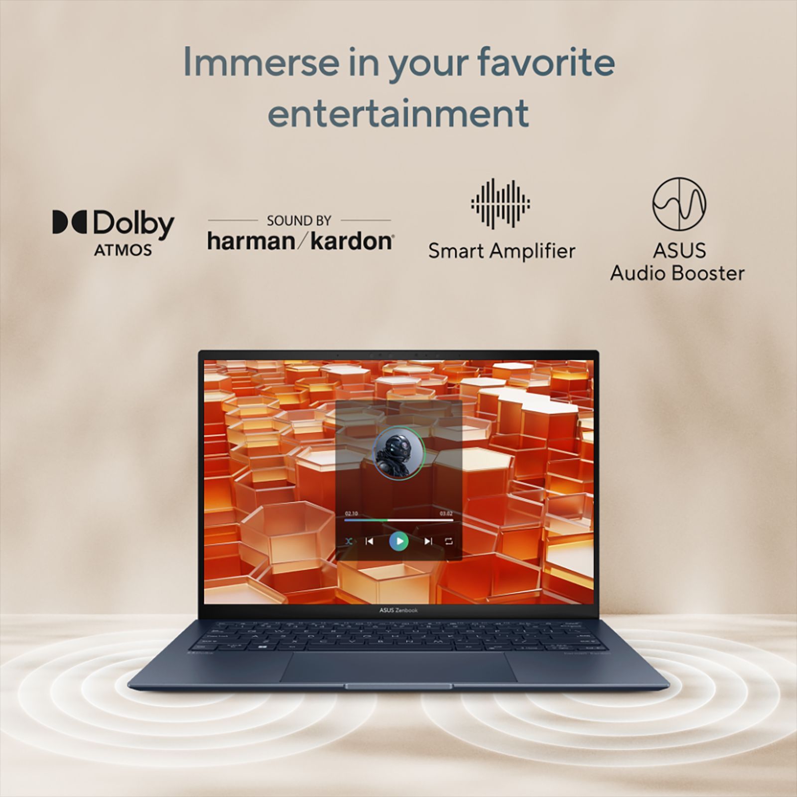 ASUS Zenbook S Intel Evo Core i5 13th Gen (13 inch, 16GB, 512GB, Windows 11, MS Office 2021, Intel Iris Xe Graphics, OLED Display, Ponder Blue, UX5304VA-NQ541WS) ASUS Zenbook S Intel Evo Core i5 13th Gen (13 inch, 16GB, 512GB, Windows 11, MS Office 2021, Intel Iris Xe Graphics, OLED Display, Ponder Blue, UX5304VA-NQ541WS)_17