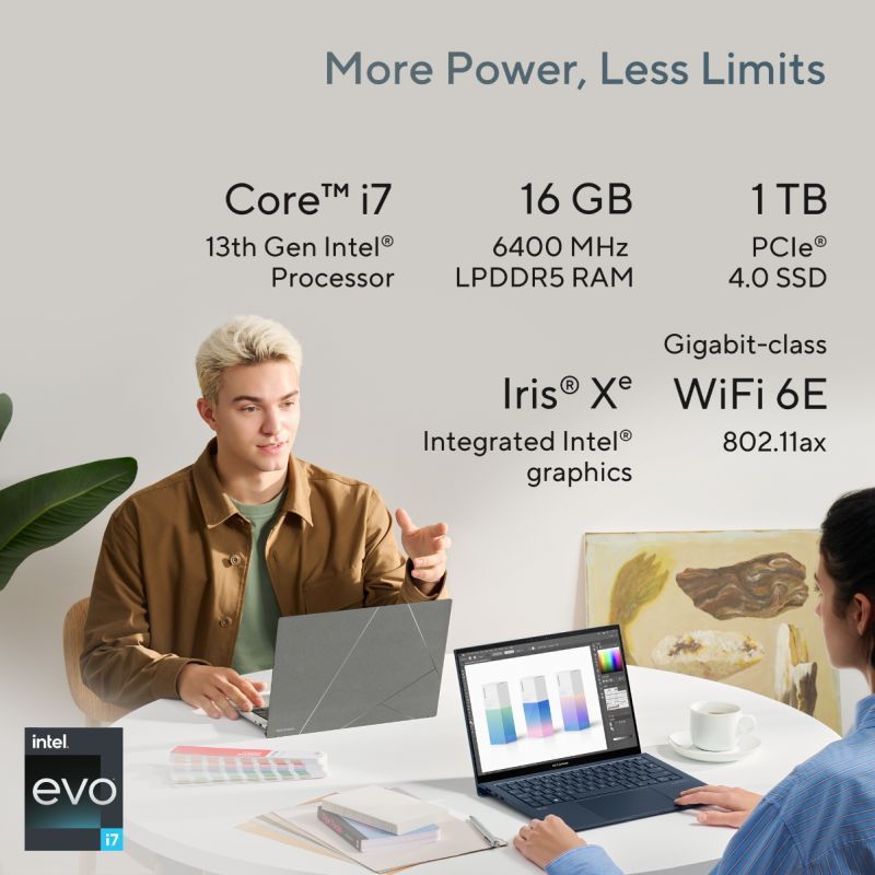 ASUS Zenbook S 13 Intel Core i7 13th Gen (13 inch, 16GB, 1TB, Windows 11, MS Office 2021, Intel Iris Xe Graphics, OLED Display, Basalt Grey, UX5304VA-NQ742WS)_15