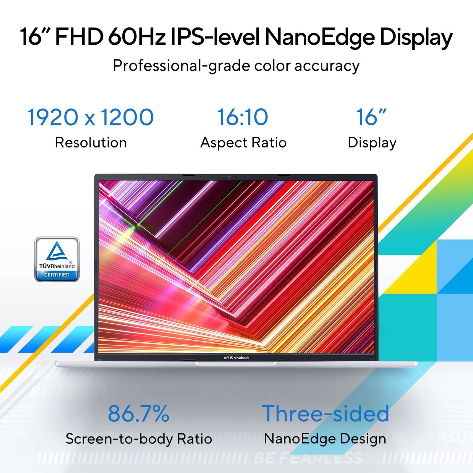 ASUS Vivobook 16 Intel Core i5 13th Gen Thin and Light Laptop (16GB, 512GB SSD, Windows 11 Home, 16 inch WUXGA IPS Display, MS Office 2021, Cool Silver, 1.88 KG) ASUS Vivobook 16 Intel Core i5 13th Gen Thin and Light Laptop (16GB, 512GB SSD, Windows 11 Home, 16 inch WUXGA IPS Display, MS Office 2021, Cool Silver, 1.88 KG)_7