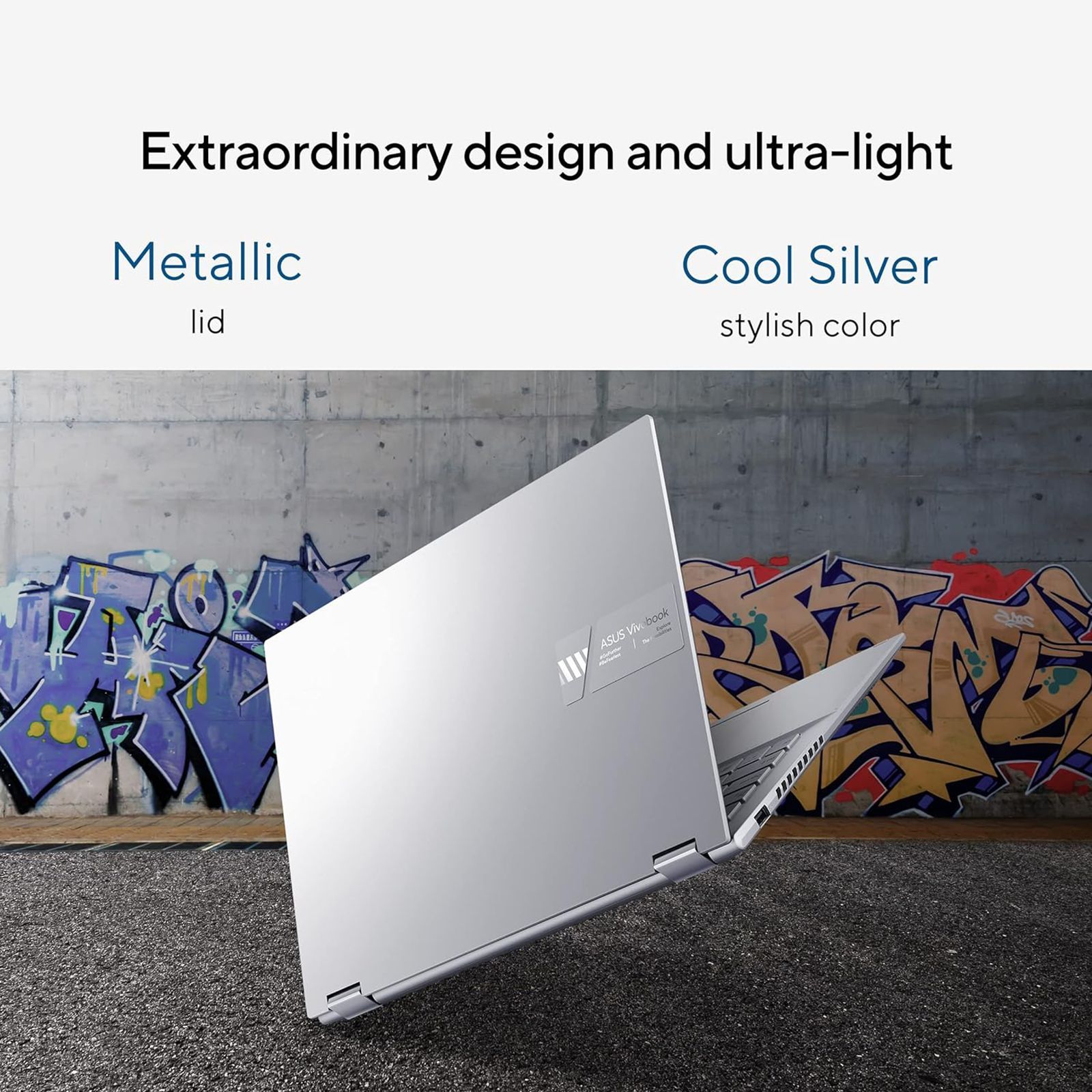 ASUS Vivobook S 14 Flip Intel Core i5 13th Gen Touchscreen Thin and Light Laptop (16GB, 512GB SSD, Windows 11 Home, 14 inch LED Backlight Display, MS Office 2021, Cool Silver, 1.5 KG)_17