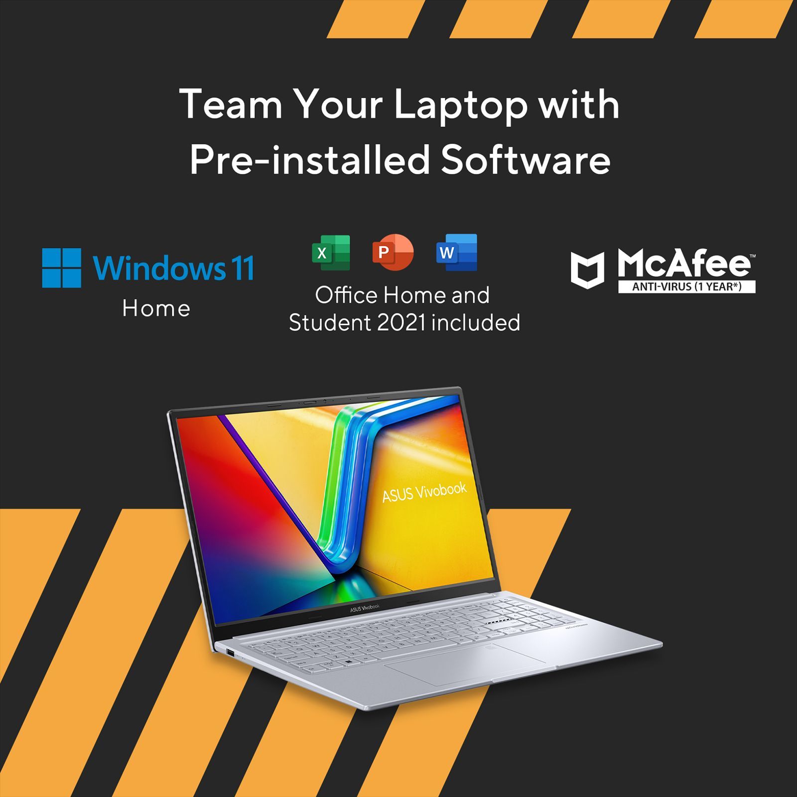 ASUS Vivobook 15X Intel Core i5 13th Gen Thin and Light Laptop (16GB, 512GB SSD, Windows 11 Home, 15.6 inch Full HD OLED Display, MS Office 2021, Cool Silver, 1.6 KG) ASUS Vivobook 15X Intel Core i5 13th Gen Thin and Light Laptop (16GB, 512GB SSD, Windows 11 Home, 15.6 inch Full HD OLED Display, MS Office 2021, Cool Silver, 1.6 KG)_18