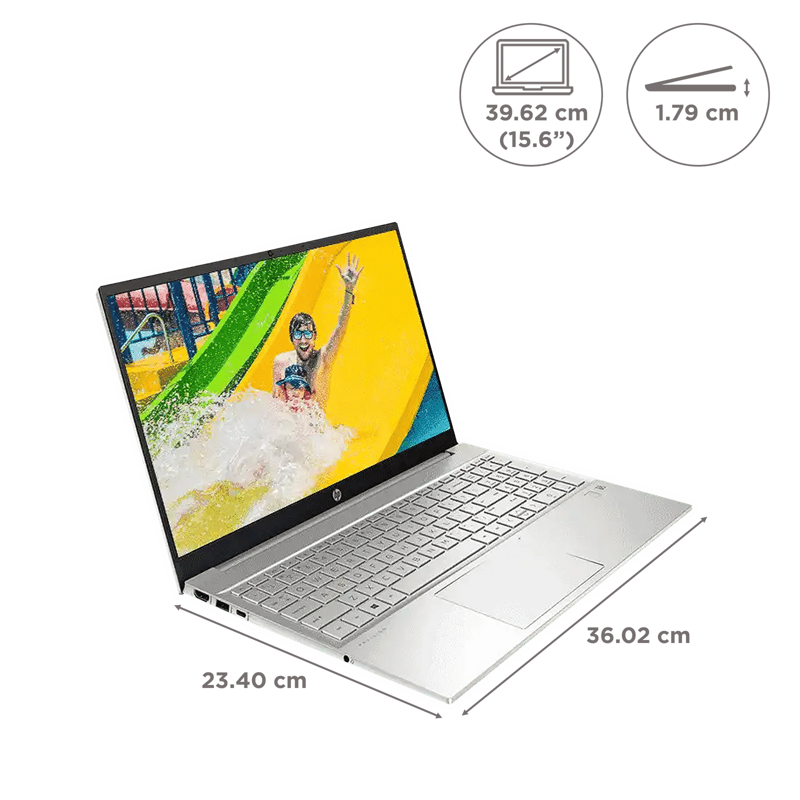 HP Pavilion 15-eh2050AU AMD Ryzen 5 (15 inch, 8GB, 512GB, Windows 11, MS Office 2021, AMD Radeon Graphics, Full HD Display, Natural Silver, 7Z1H8PA)_2