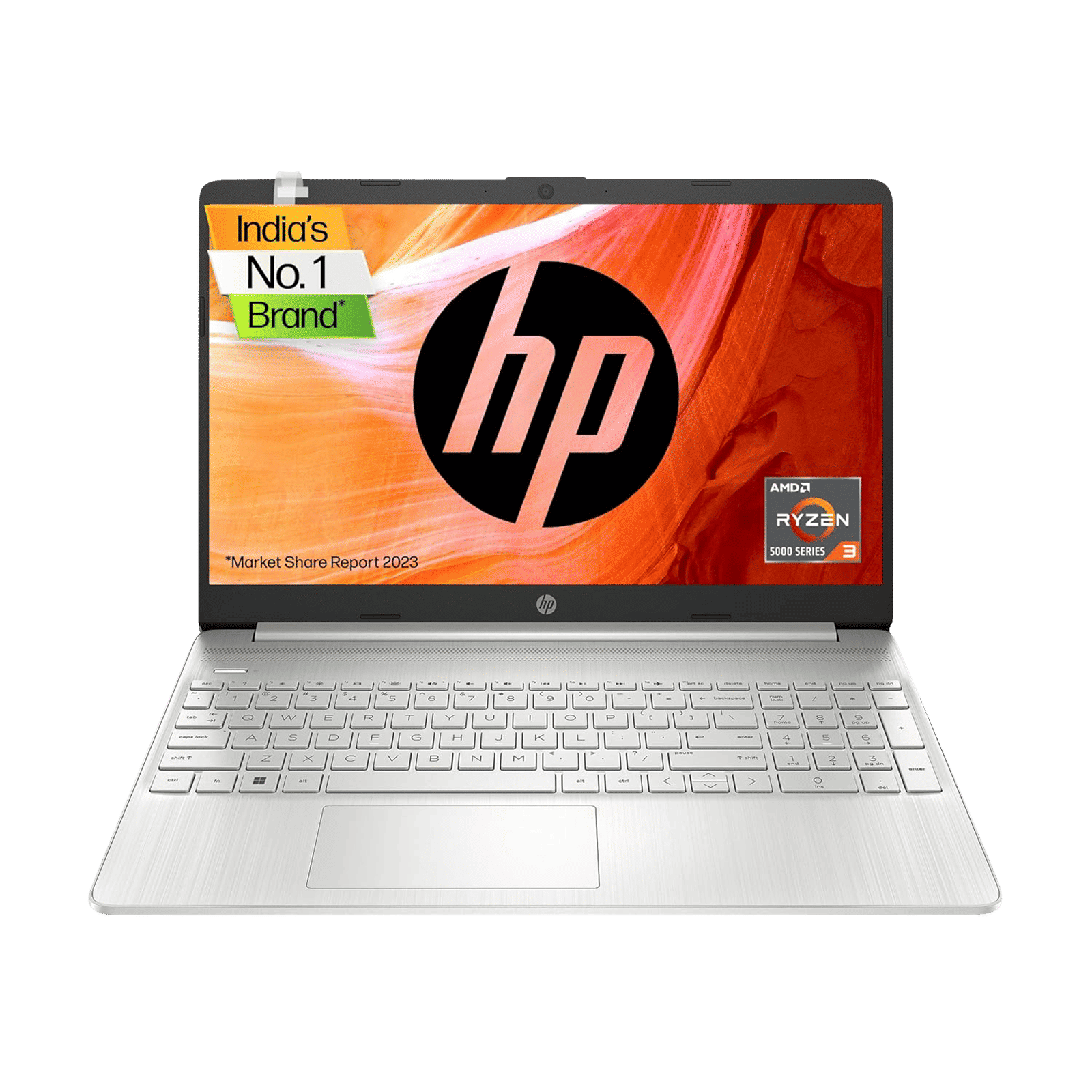 HP 15s- eq2213AU AMD Ryzen 3 (15 inch, 8GB, 512GB, Windows 11, MS Office 2021, AMD Radeon Graphics, LED Display, Natural Silver, 7G6H2PA)_1