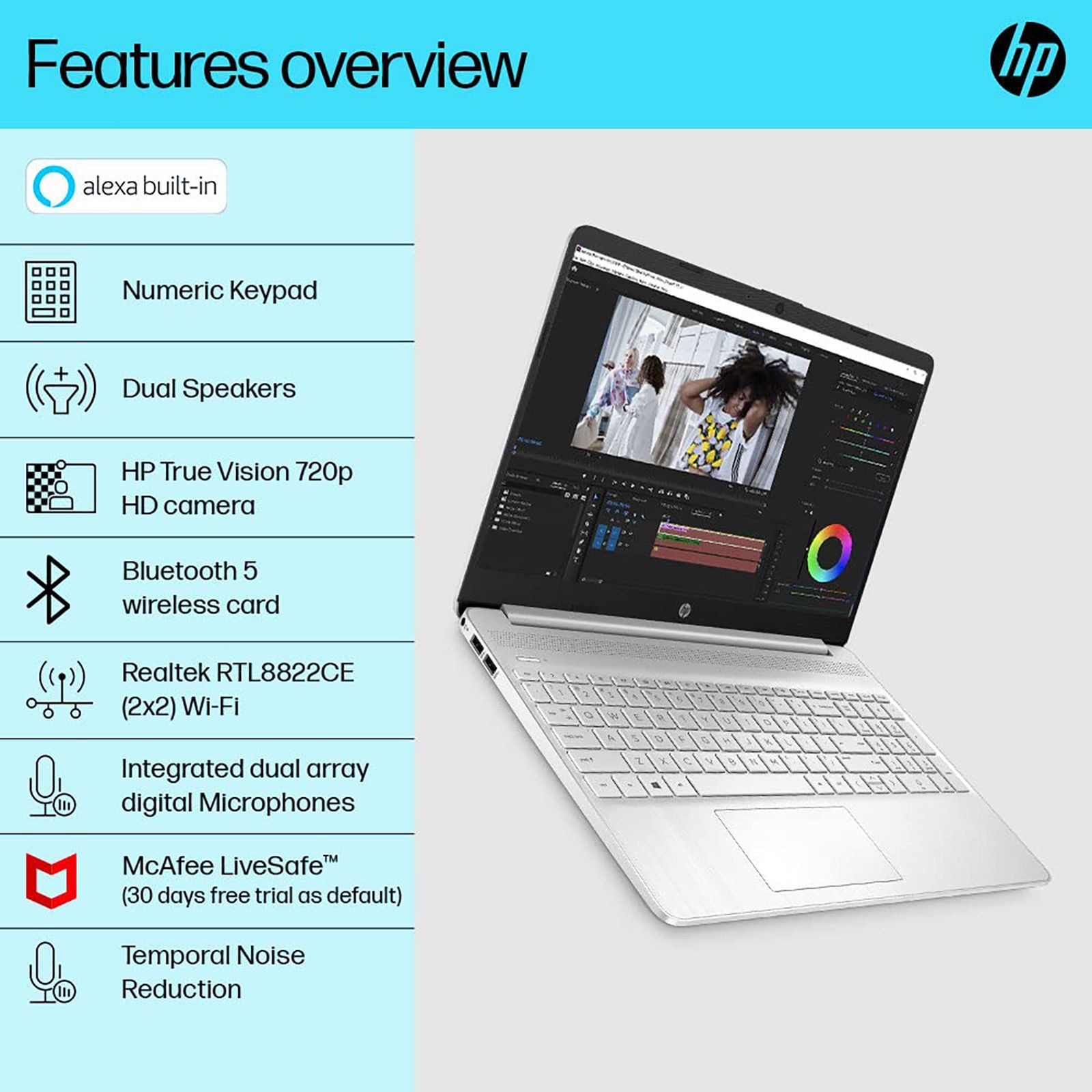 HP 15s-fr5009TU Intel Core i3 12th Gen Laptop (8GB, 512GB SSD, Windows 11 Home, 15.6 inch FHD Display, MS Office 2021, Natural Silver, 1.69 KG)_13