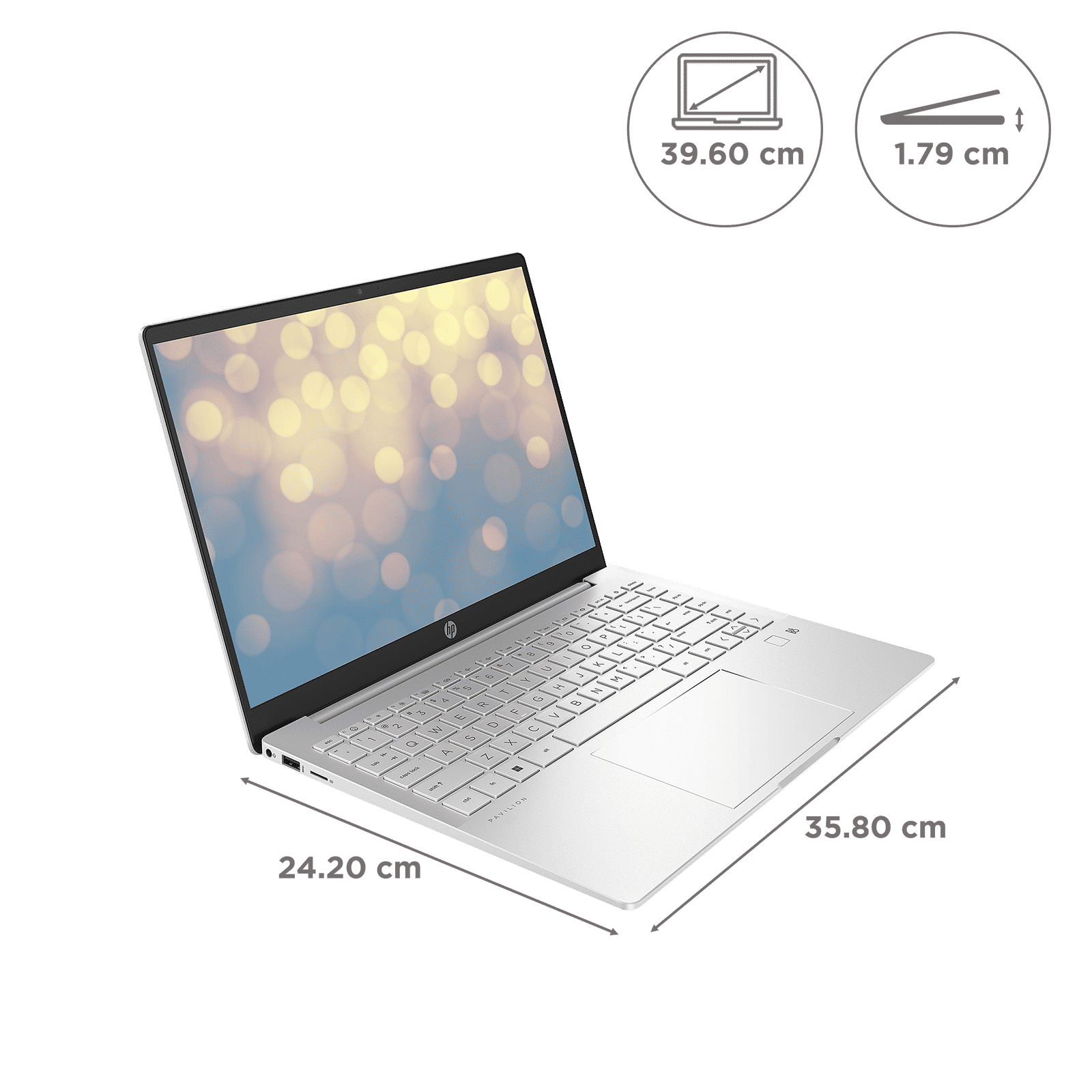 HP 15s-fr5009TU Intel Core i3 12th Gen Laptop (8GB, 512GB SSD, Windows 11 Home, 15.6 inch FHD Display, MS Office 2021, Natural Silver, 1.69 KG)_2