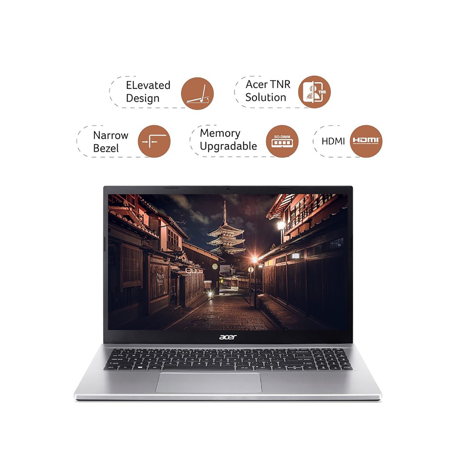 acer Aspire 3 Intel Core i3 12th Gen Laptop (8GB, 512GB SSD, Windows 11 Home, 15.6 inch LED Backlit Display, MS Office 2021, Silver, 1.78 KG)_13