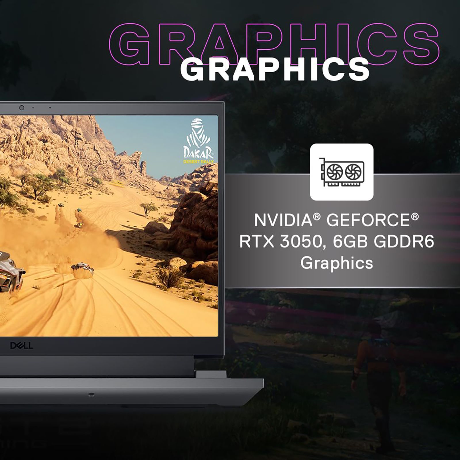 DELL G15-5530 Intel Core i5 13th Gen Gaming Laptop with RGB Keyboard(16GB, 512GB SSD, Windows 11, 6GB Graphics, 15.6 inch 120 Hz FHD Display, MS Office 2021, Dark Shadow Gray, 2.97 KG)_18