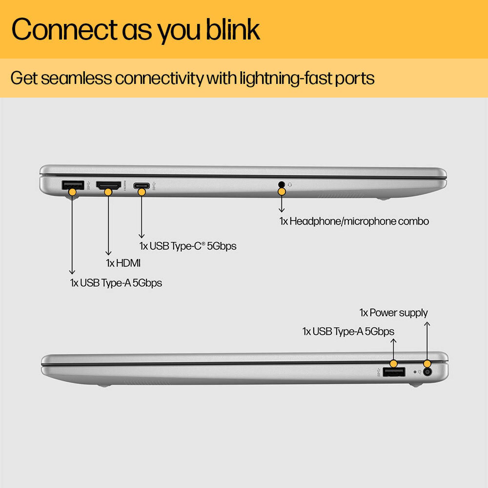 HP 15-FC0030AU AMD Ryen 5 Thin and Light Laptop (16GB, 512GB SSD, Windows 11 Home, 15.6 inch FHD IPS Display, MS Office 2021, Natural Silver, 1.75 KG)_12