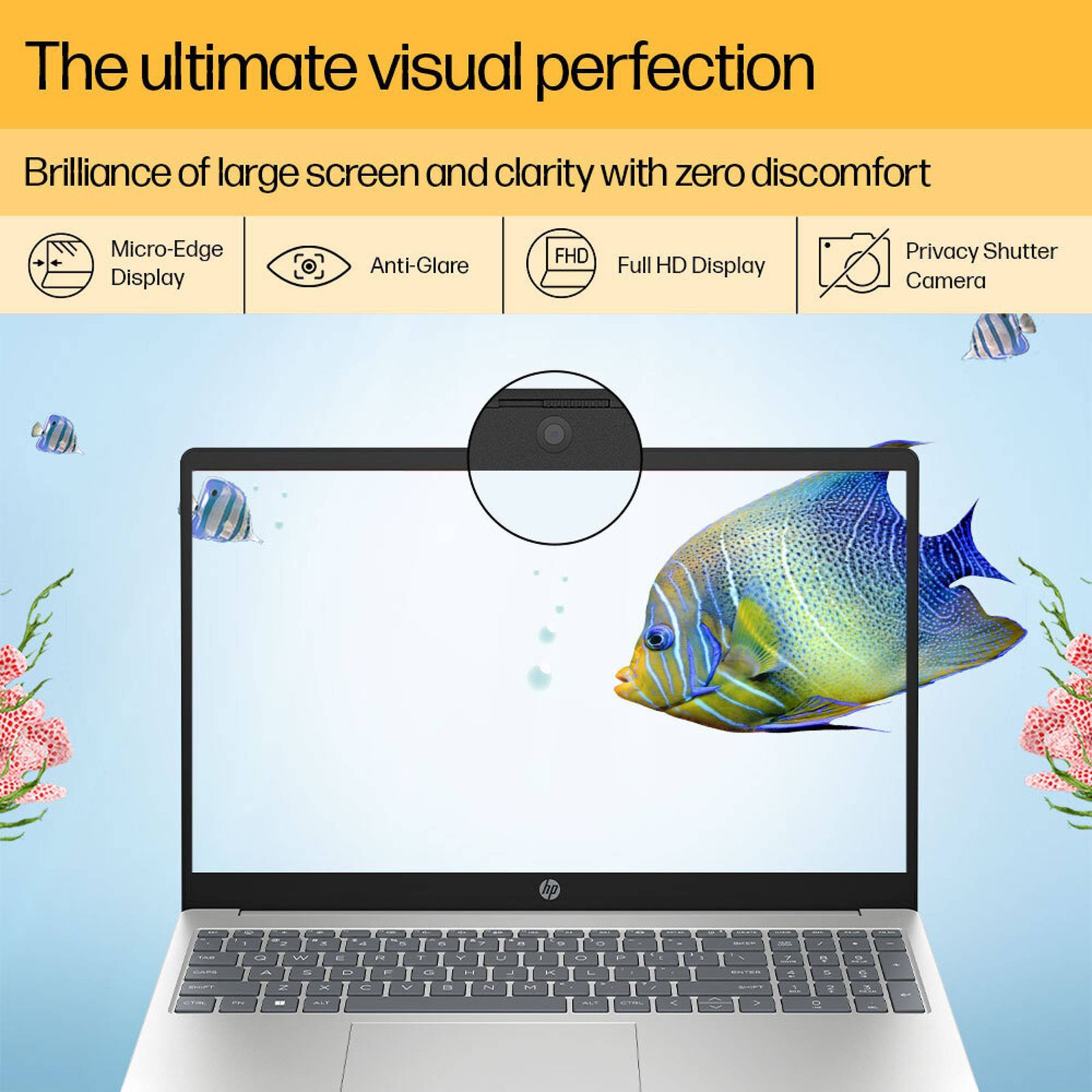 HP 15-FC0030AU AMD Ryen 5 Thin and Light Laptop (16GB, 512GB SSD, Windows 11 Home, 15.6 inch FHD IPS Display, MS Office 2021, Natural Silver, 1.75 KG)_16