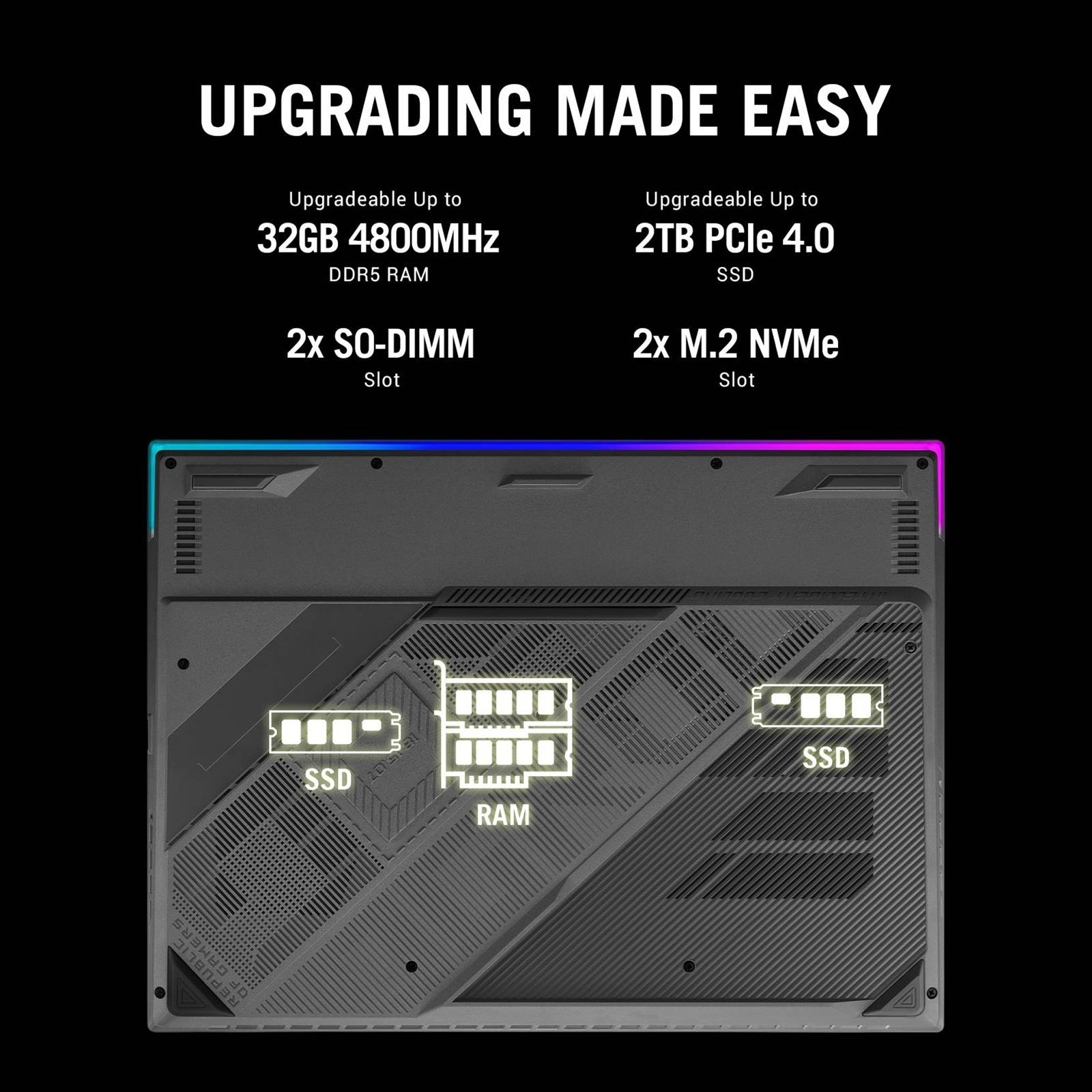 ASUS ROG Strix G16 G614JV-N4141WS Intel Core i9 13th Gen (16 inch, 16GB, 1TB, Windows 11 Home, MS Office 2021, NVIDIA GeForce RTX 4060, QHD Plus IPS Display, Eclipse Gray, 90NR0C61-M007Y0) ASUS ROG Strix G16 G614JV-N4141WS Intel Core i9 13th Gen (16 inch, 16GB, 1TB, Windows 11 Home, MS Office 2021, NVIDIA GeForce RTX 4060, QHD Plus IPS Display, Eclipse Gray, 90NR0C61-M007Y0)_15
