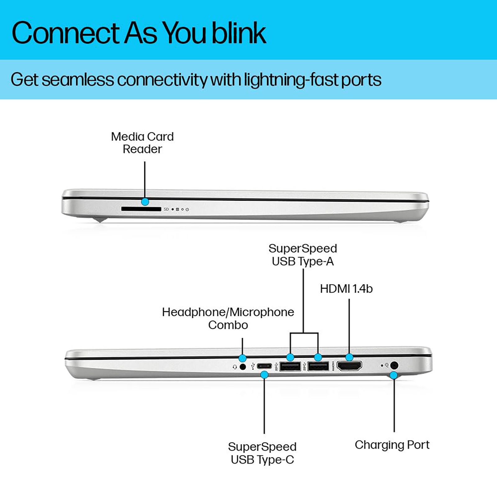 HP 14s-dr3003TU Intel Pentium Silver (14 inch, 8GB, 512GB, Windows 11 Home, MS Office 2021, Intel UHD Graphics, HD Display, Natural Silver, 832T7PA)_9