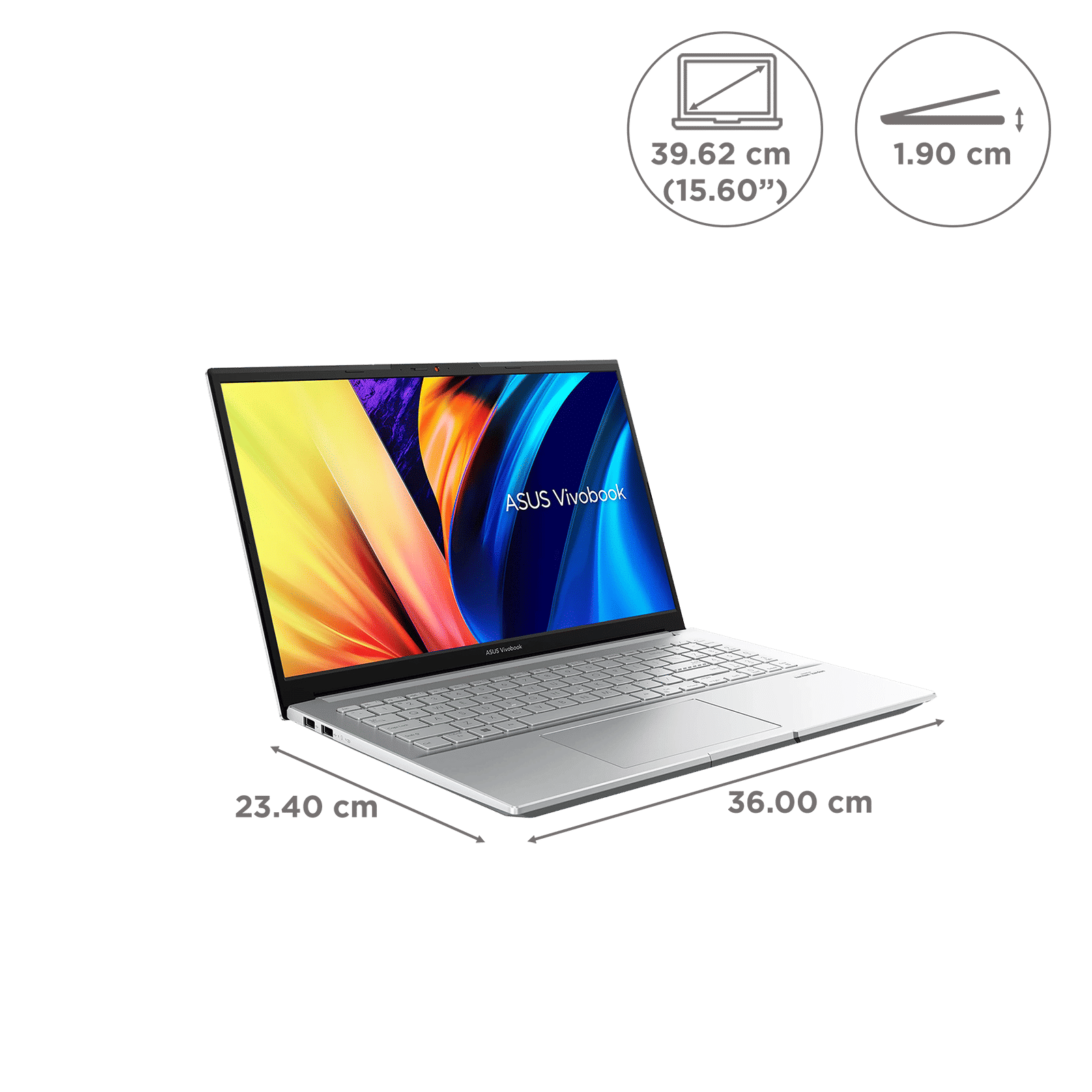ASUS Vivobook Pro 15 AMD Ryzen 5 (15.6 inch, 16GB, 512GB, Windows 11 Home, MS Office 2021, NVIDIA GeForce RTX 3050, Full HD LED-Backlit Display, Cool Silver, M6500QC-HN542WS) ASUS Vivobook Pro 15 AMD Ryzen 5 (15.6 inch, 16GB, 512GB, Windows 11 Home, MS Office 2021, NVIDIA GeForce RTX 3050, Full HD LED-Backlit Display, Cool Silver, M6500QC-HN542WS)_2