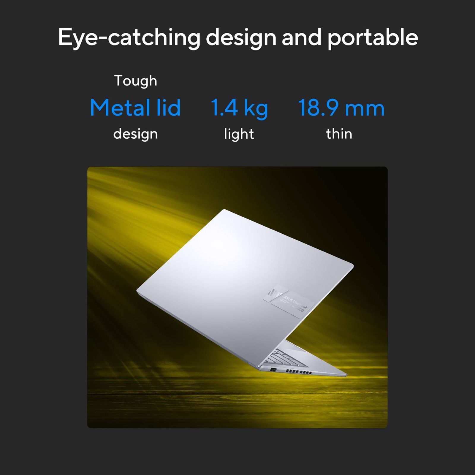 ASUS Vivobook 14X Intel Core i5 13th Gen (14 inch, 16GB, 512GB, Windows 11 Home, MS Office 2021, NVIDIA GeForce RTX 3050, OLED Display, Cool Silver, K3405VCB-KM542WS) ASUS Vivobook 14X Intel Core i5 13th Gen (14 inch, 16GB, 512GB, Windows 11 Home, MS Office 2021, NVIDIA GeForce RTX 3050, OLED Display, Cool Silver, K3405VCB-KM542WS)_13