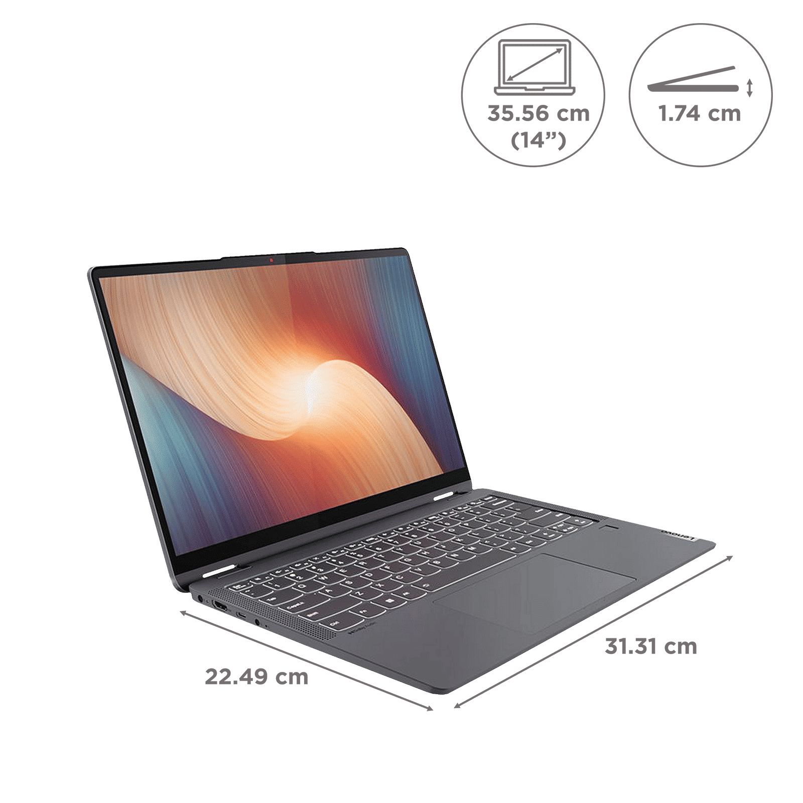 Lenovo IdeaPad Flex 5i Intel Core i3 12th Gen (14 inch, 8GB, 512GB, Windows 11 Home, MS Office 2021, Intel UHD Graphics, WUXGA IPS Display, Storm Grey, 82R70067IN) Lenovo IdeaPad Flex 5i Intel Core i3 12th Gen (14 inch, 8GB, 512GB, Windows 11 Home, MS Office 2021, Intel UHD Graphics, WUXGA IPS Display, Storm Grey, 82R70067IN)_2