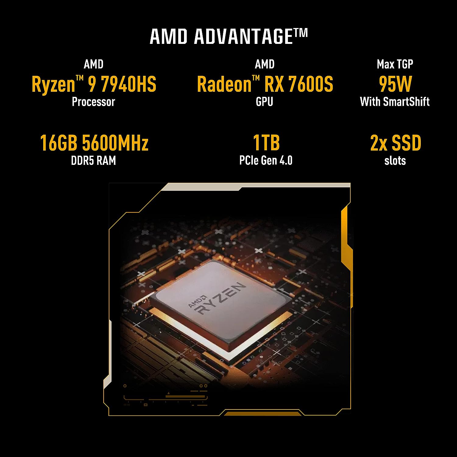 ASUS TUF Gaming A16 FA617XS-N3026WS AMD Ryzen 9 7th Gen Gaming Laptop (16GB, 1TB SSD, Windows 11 Home, 8GB GDDR6, 16 inch FHD Plus IPS Display, MS Office 2021, Sandstorm, 2.2Kg)_10