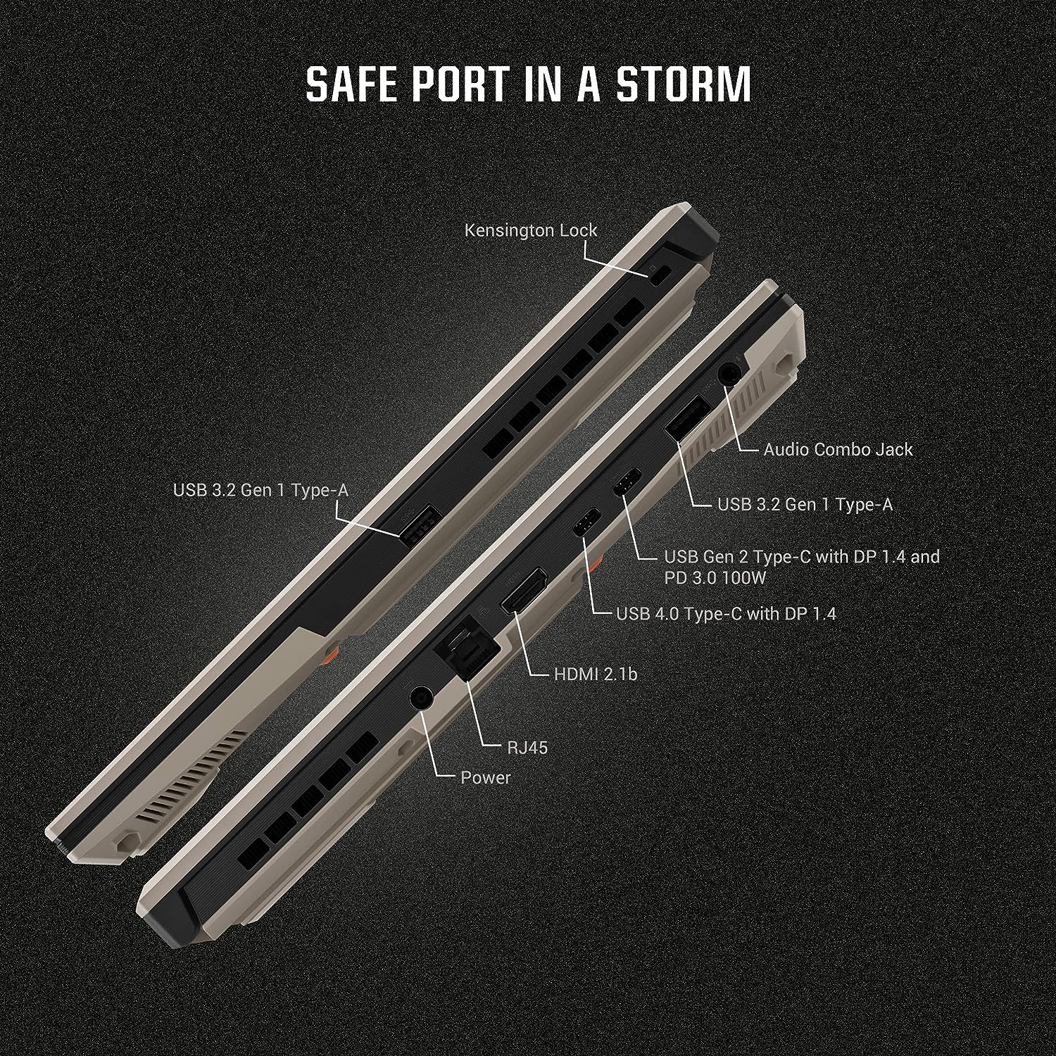 ASUS TUF Gaming A16 FA617XS-N3026WS AMD Ryzen 9 7th Gen Gaming Laptop (16GB, 1TB SSD, Windows 11 Home, 8GB GDDR6, 16 inch FHD Plus IPS Display, MS Office 2021, Sandstorm, 2.2Kg)_13