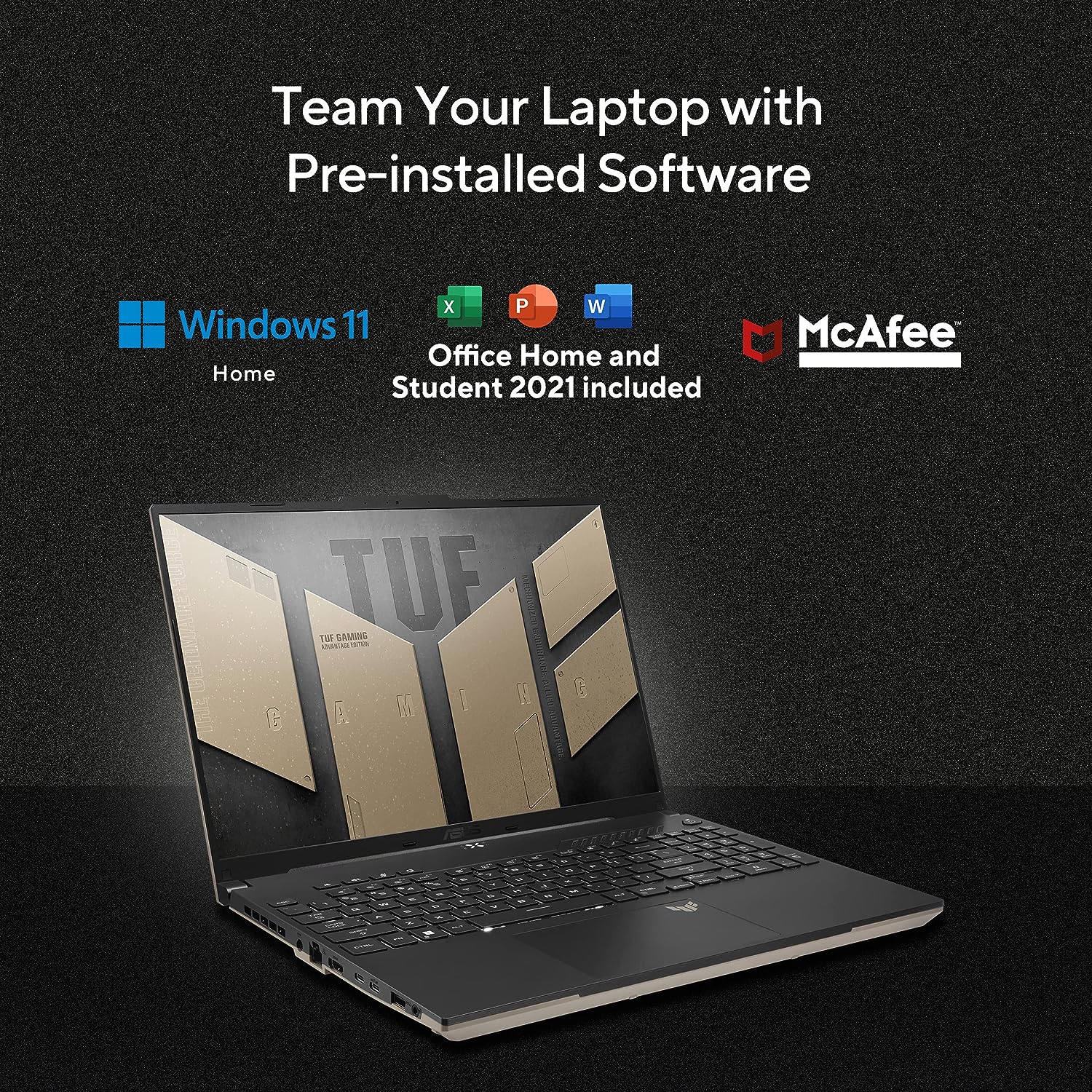 ASUS TUF Gaming A16 FA617XS-N3026WS AMD Ryzen 9 7th Gen Gaming Laptop (16GB, 1TB SSD, Windows 11 Home, 8GB GDDR6, 16 inch FHD Plus IPS Display, MS Office 2021, Sandstorm, 2.2Kg)_7