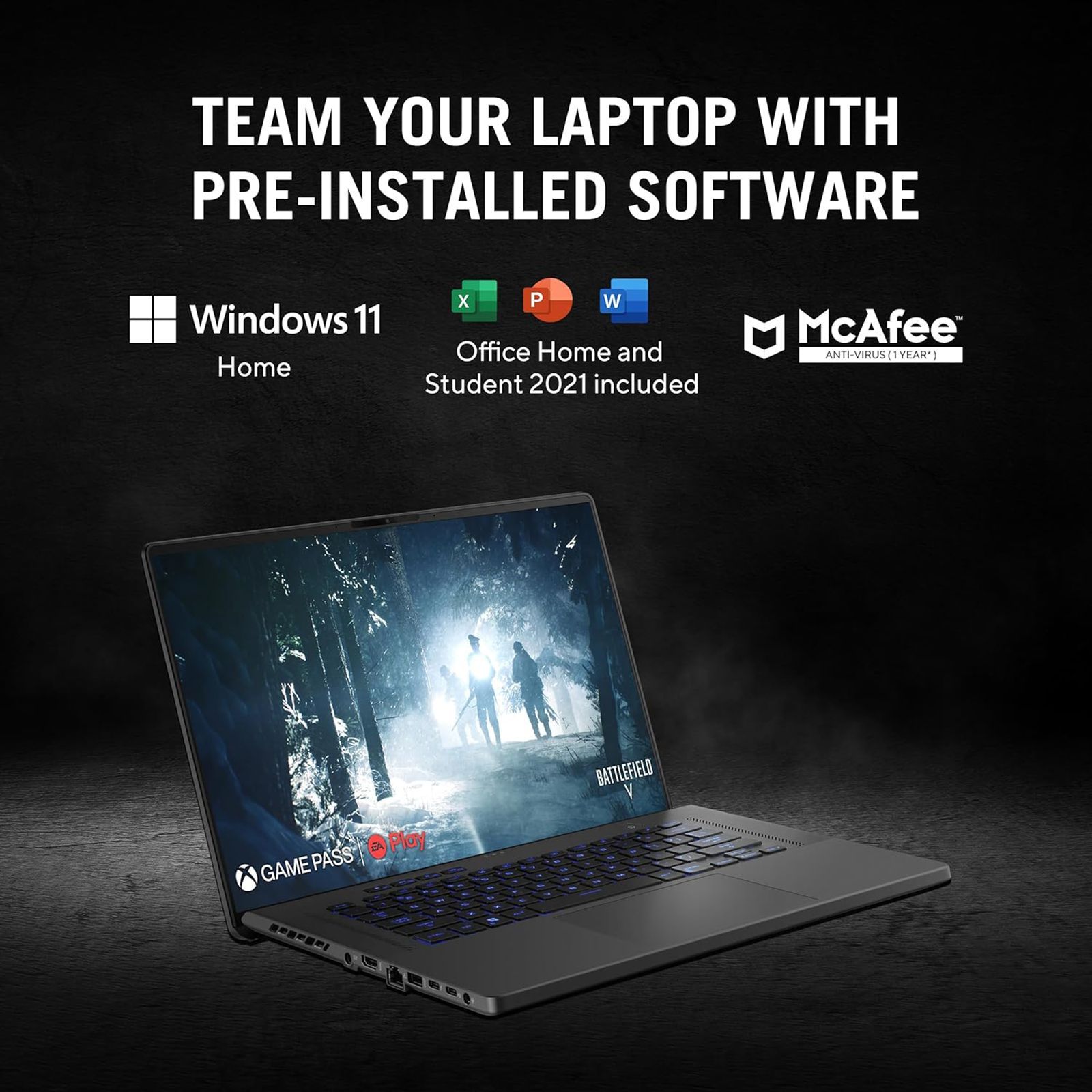 ASUS ROG Zephyrus G16 GU603VU-N4051WS Intel Core i9 13th Gen (16 inch, 16GB, 1TB, Windows 11 Home, MS Office 2021, NVIDIA GeForce RTX 4050, QHD Plus IPS Display, Eclipse Gray, 90NR0DA3-M003M0)_9