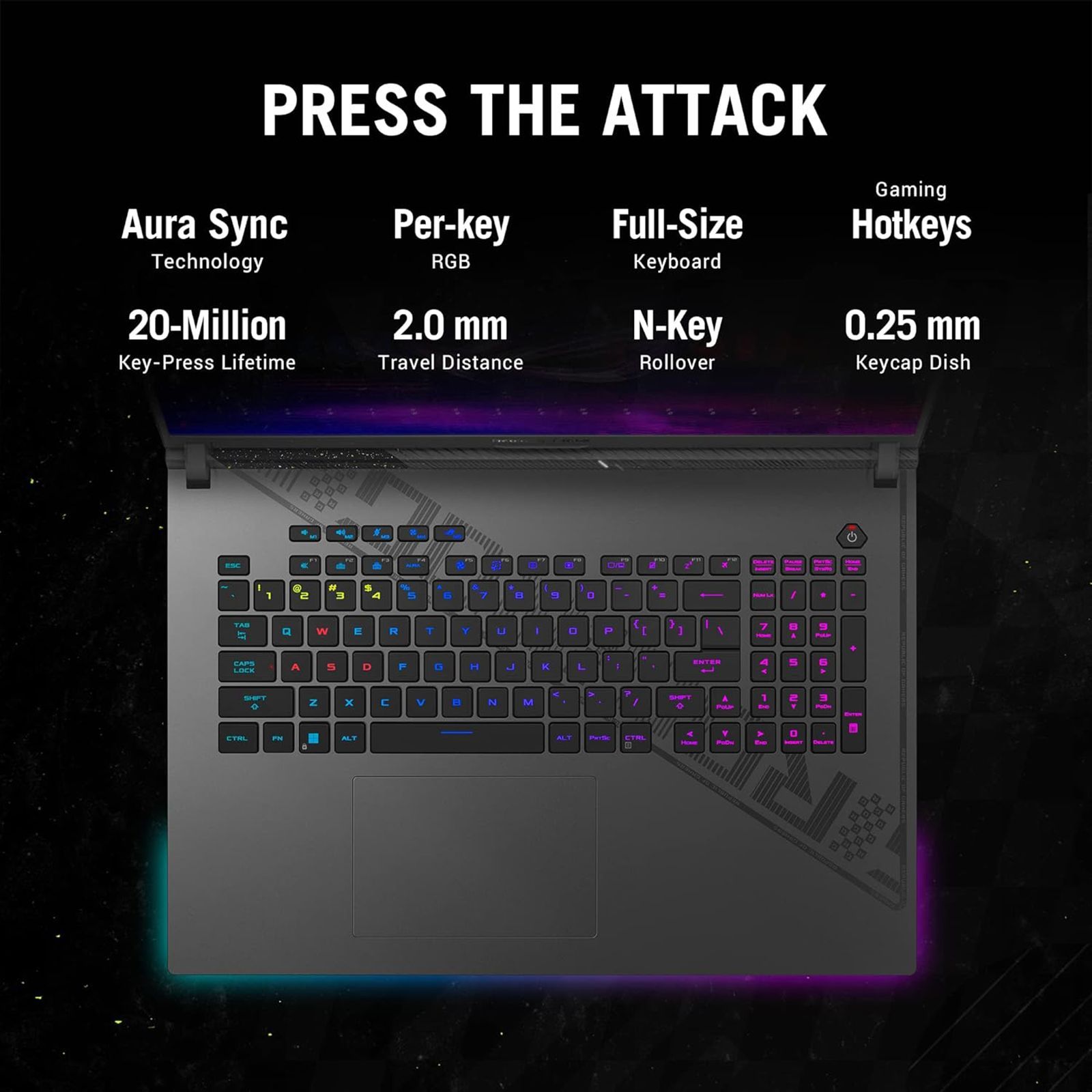 ASUS ROG Strix G18 G814JV-N5064WS Intel Core i7 13th Gen (18 inch, 16GB, 1TB, Windows 11 Home, MS Office 2021, NVIDIA GeForce RTX 4060, FHD Plus IPS Display, Volt Green, 90NR0CM2-M003U0)_12