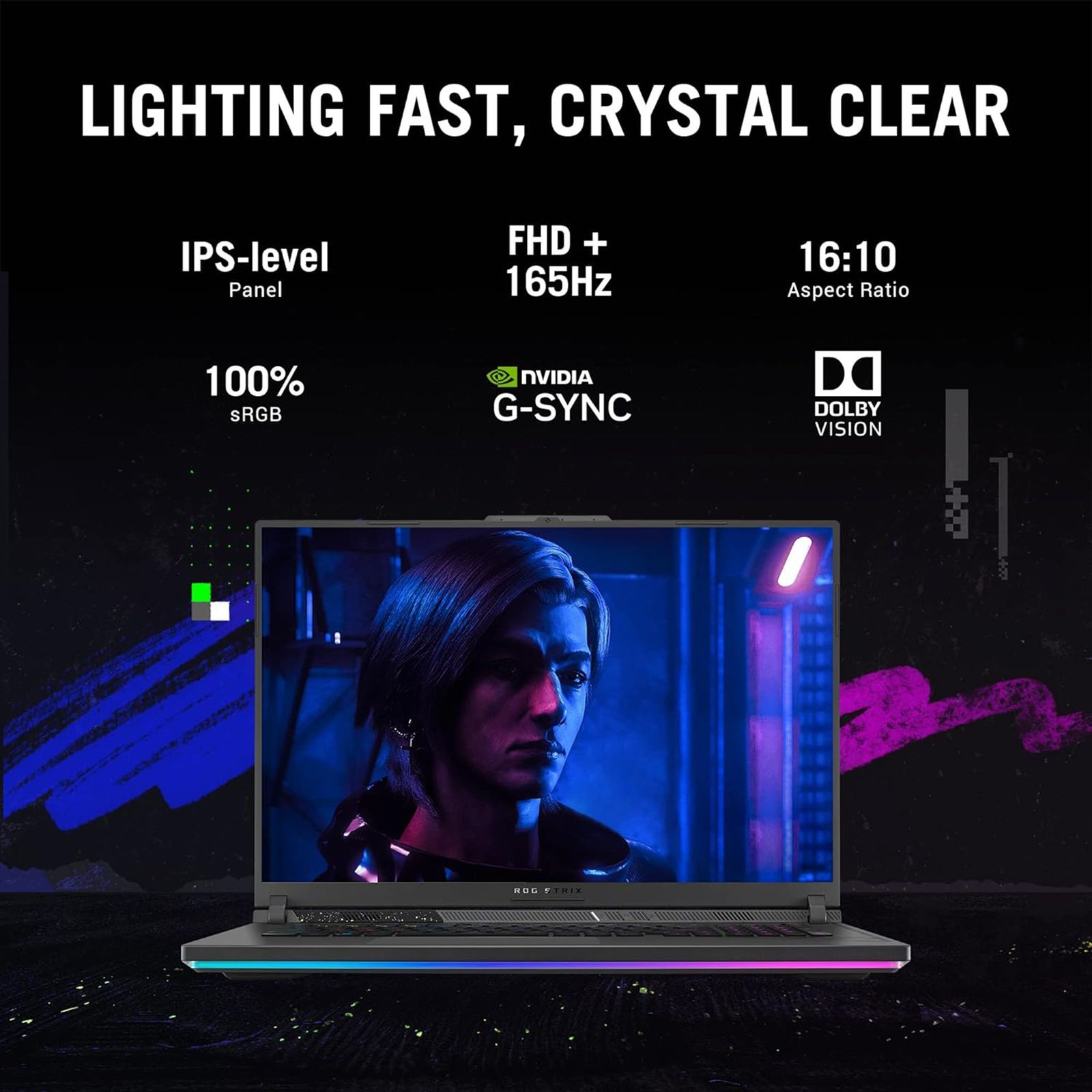 ASUS ROG Strix G18 G814JV-N5064WS Intel Core i7 13th Gen (18 inch, 16GB, 1TB, Windows 11 Home, MS Office 2021, NVIDIA GeForce RTX 4060, FHD Plus IPS Display, Volt Green, 90NR0CM2-M003U0)_14
