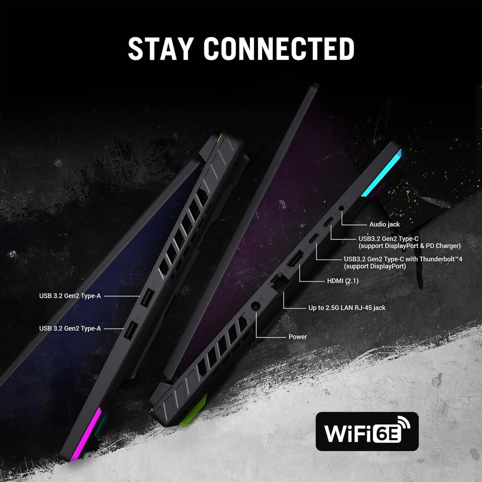 ASUS ROG Strix G18 G814JV-N5064WS Intel Core i7 13th Gen (18 inch, 16GB, 1TB, Windows 11 Home, MS Office 2021, NVIDIA GeForce RTX 4060, FHD Plus IPS Display, Volt Green, 90NR0CM2-M003U0)_16