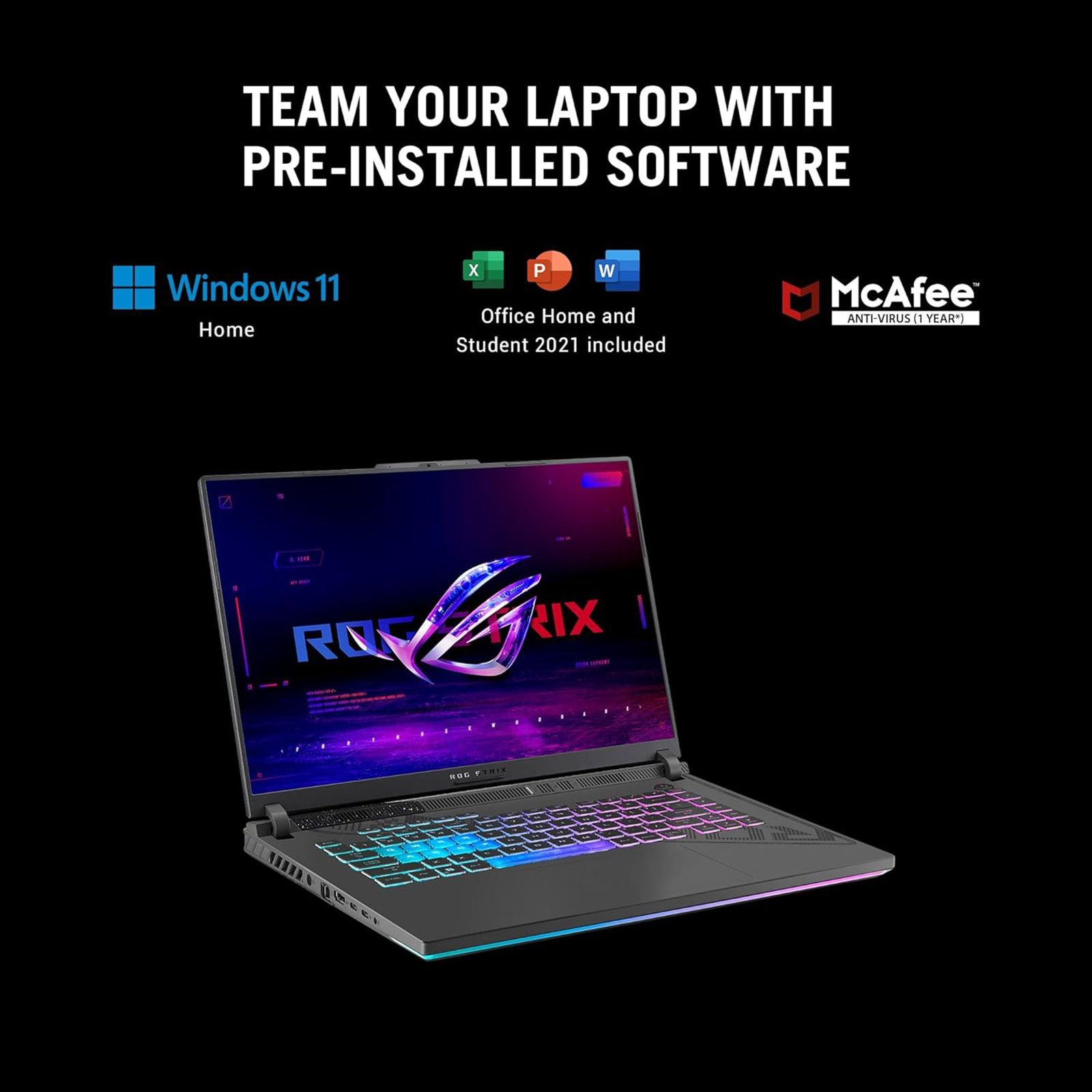 ASUS ROG Strix G16 G614JU-N3201WS Intel Core i7 13th Gen (16 inch, 16GB, 1TB, Windows 11 Home, MS Office 2021, NVIDIA GeForce RTX 4050, FHD Plus IPS Display, Volt Green, 90NR0CC2-M00B90) ASUS ROG Strix G16 G614JU-N3201WS Intel Core i7 13th Gen (16 inch, 16GB, 1TB, Windows 11 Home, MS Office 2021, NVIDIA GeForce RTX 4050, FHD Plus IPS Display, Volt Green, 90NR0CC2-M00B90)_12