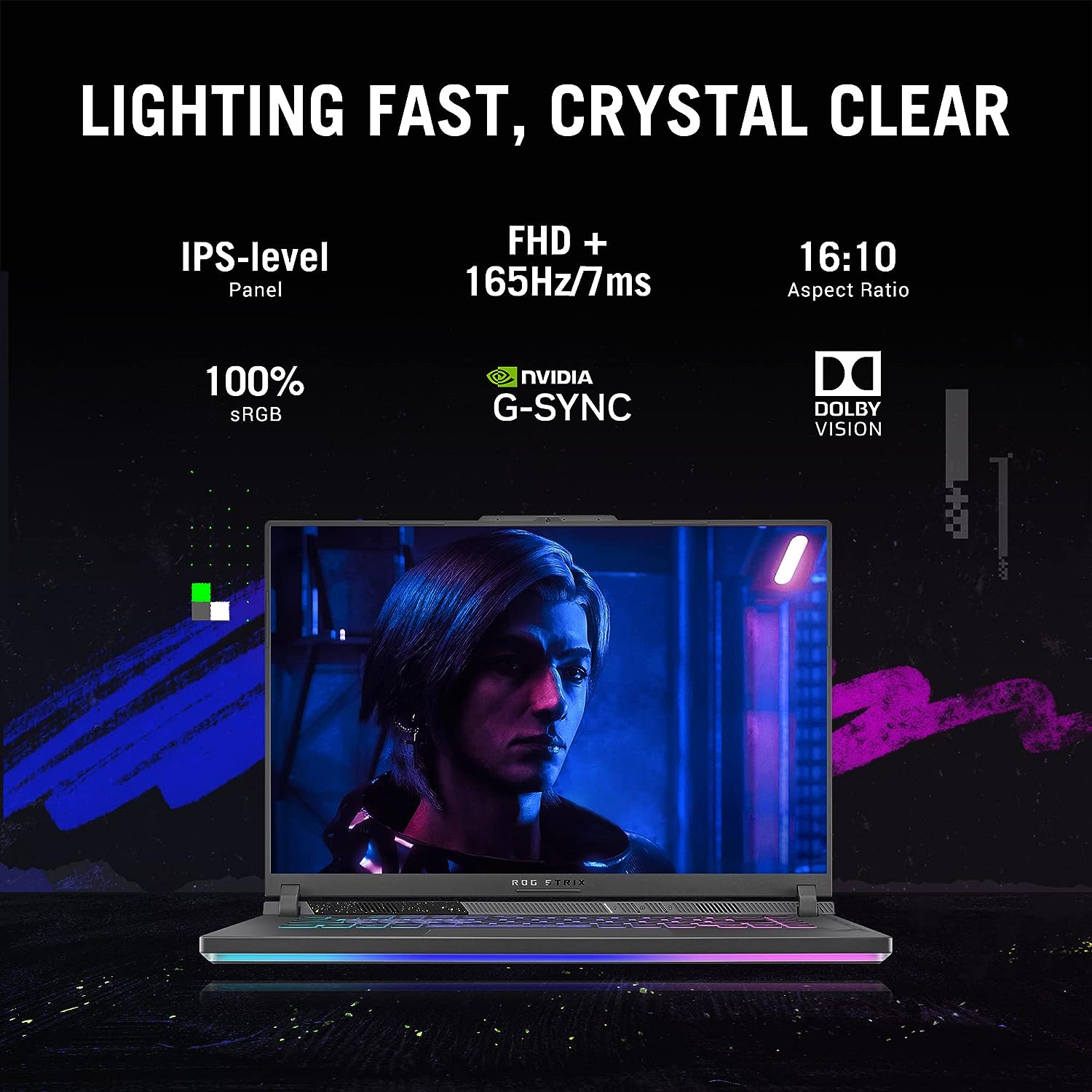 ASUS ROG Strix G16 G614JU-N3201WS Intel Core i7 13th Gen (16 inch, 16GB, 1TB, Windows 11 Home, MS Office 2021, NVIDIA GeForce RTX 4050, FHD Plus IPS Display, Volt Green, 90NR0CC2-M00B90) ASUS ROG Strix G16 G614JU-N3201WS Intel Core i7 13th Gen (16 inch, 16GB, 1TB, Windows 11 Home, MS Office 2021, NVIDIA GeForce RTX 4050, FHD Plus IPS Display, Volt Green, 90NR0CC2-M00B90)_6