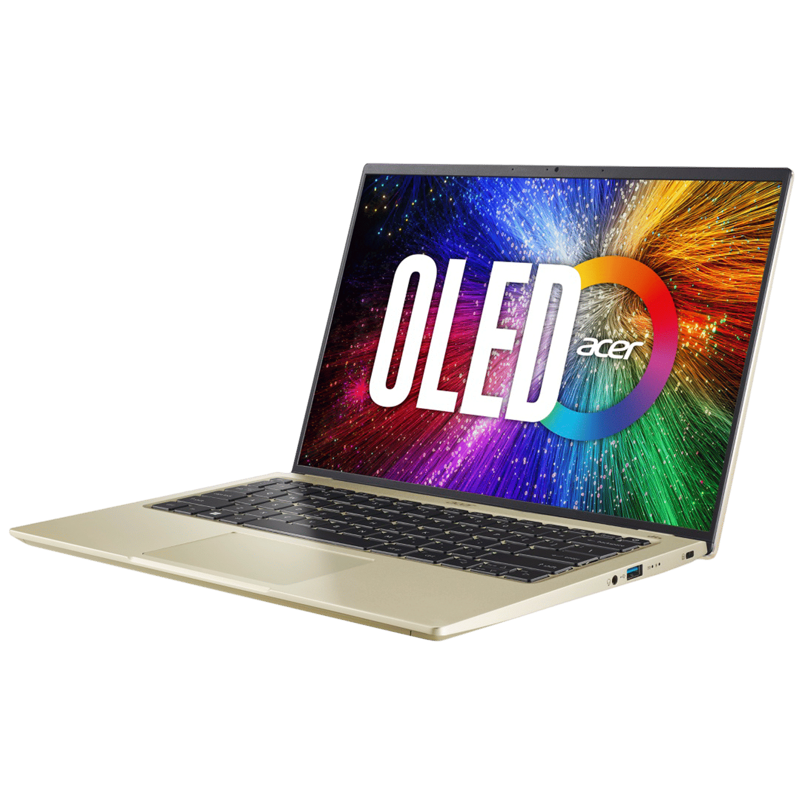 acer Swift 3 Intel Core i5 12th Gen (14 inch, 16GB, 512GB, Windows 11 Home, Intel Iris Xe, WQXGA Plus OLED Display, Luxury Gold, NX.KAWSI.002)_4